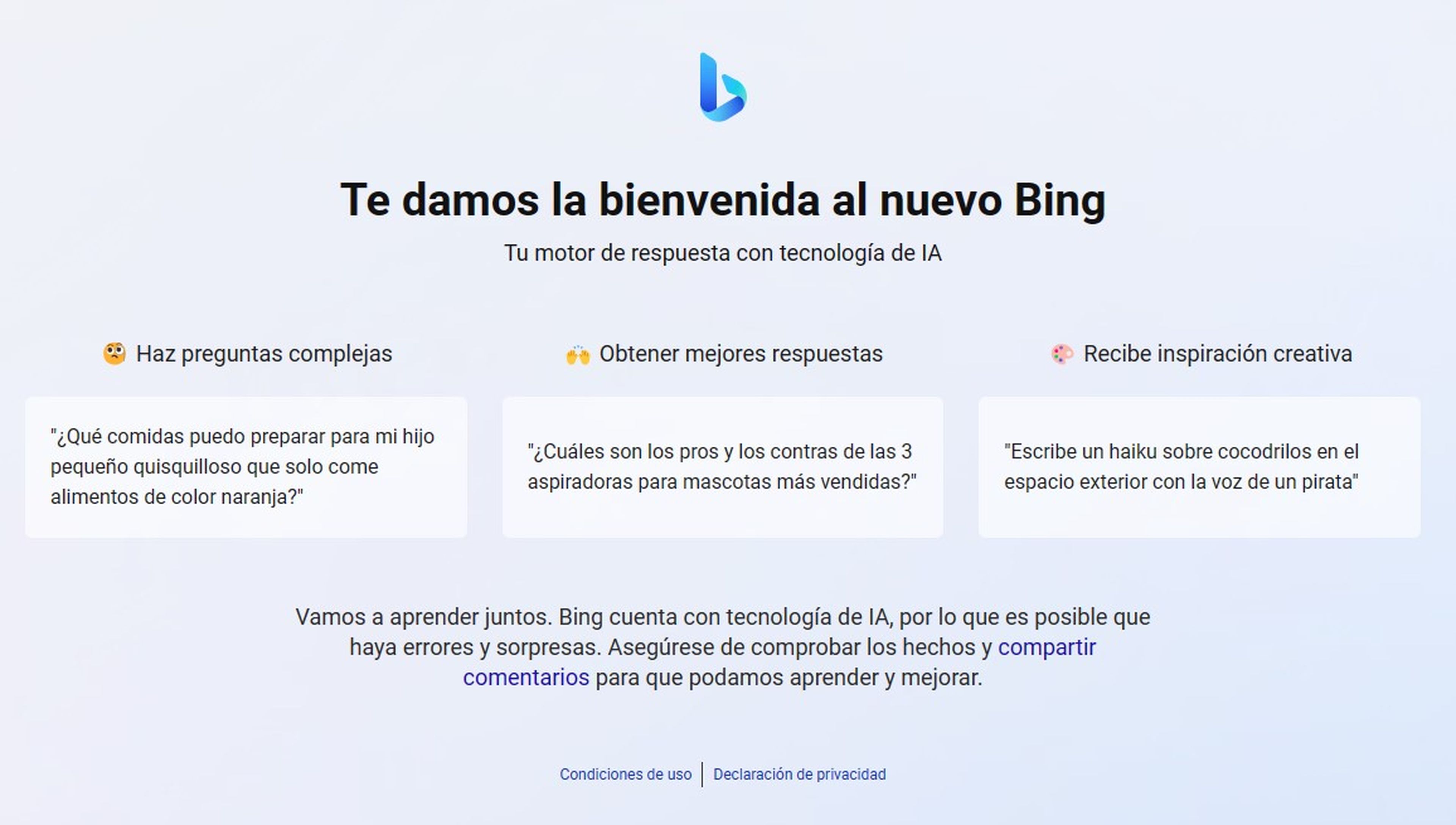 Nuevo buscador Bing con ChatGPT.