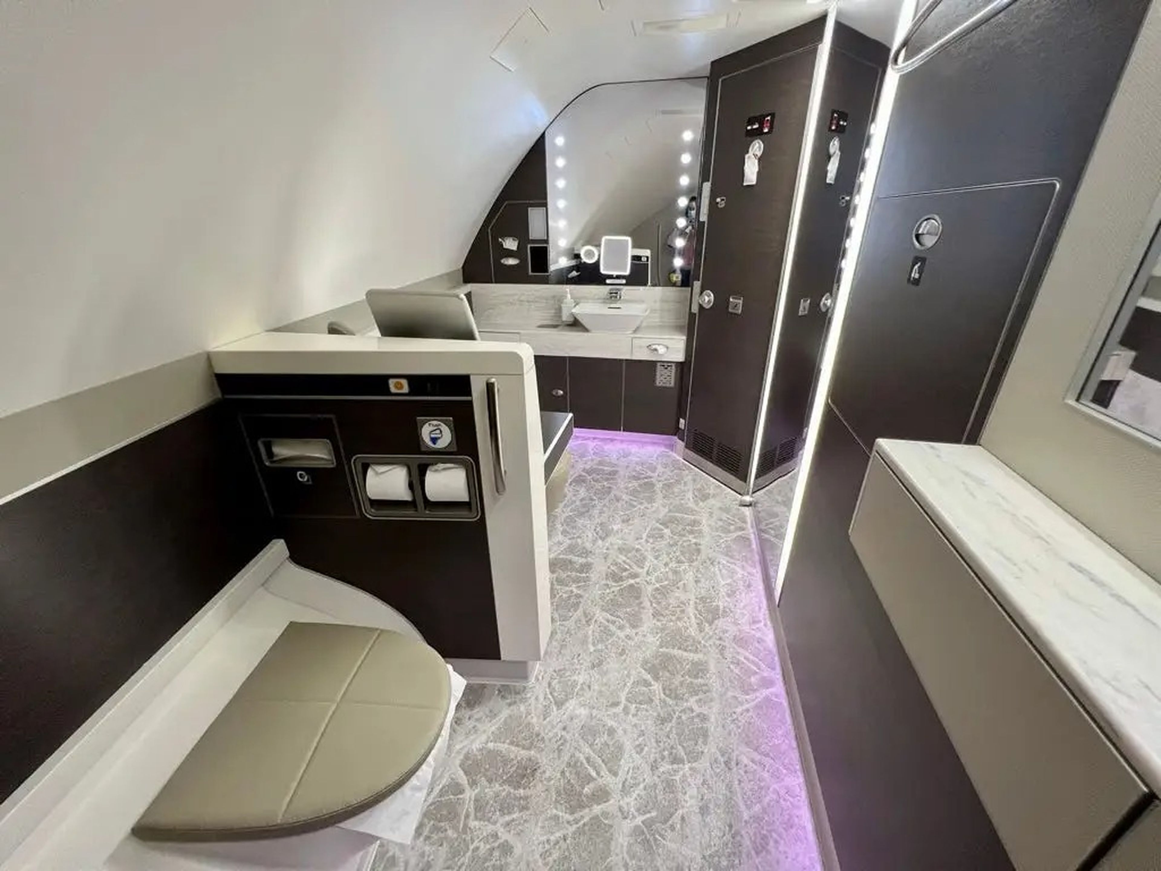 Singapore Airlines A380 first class suite.