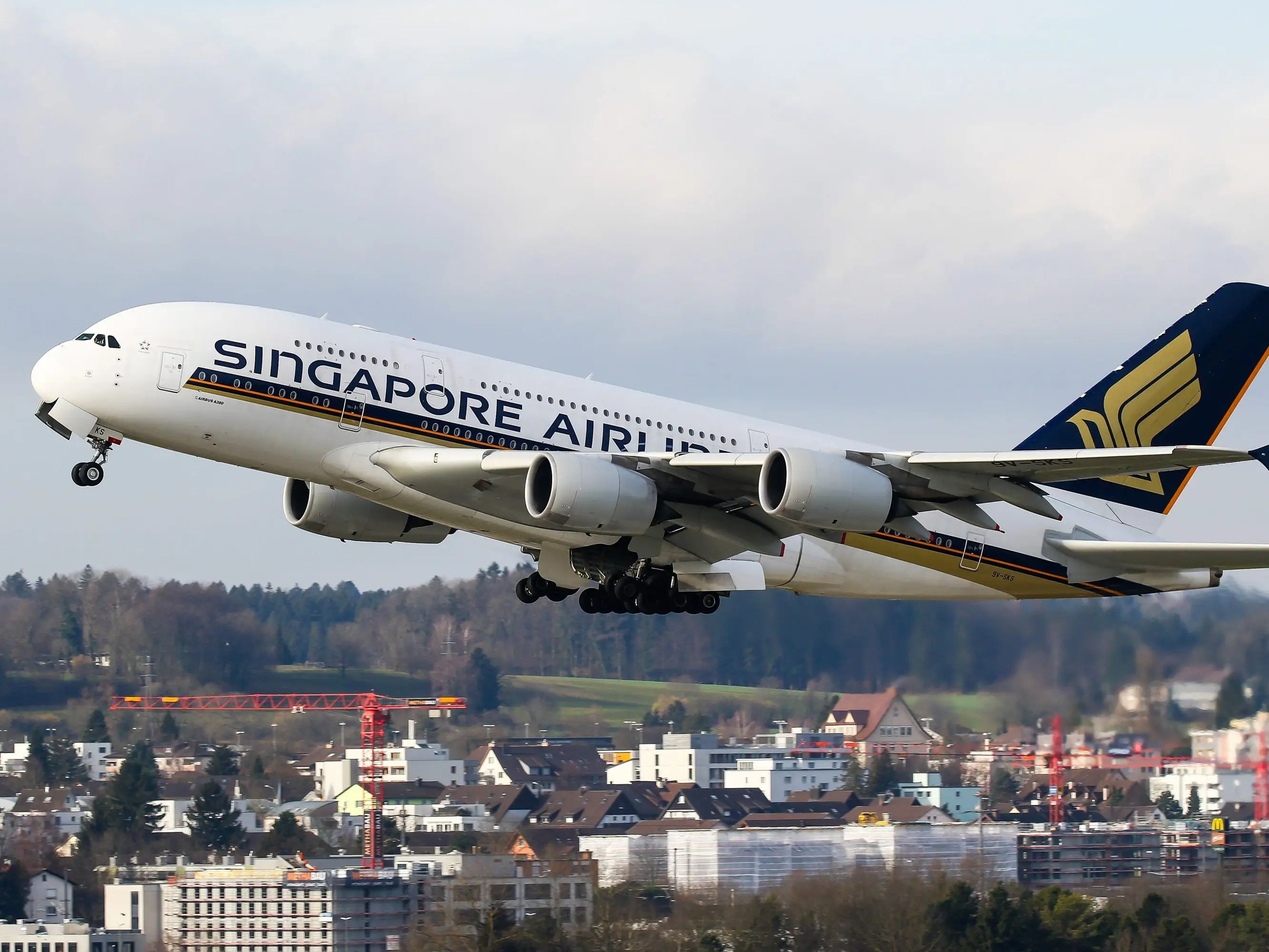 Airbus A380-800 de Singapore Airlines.