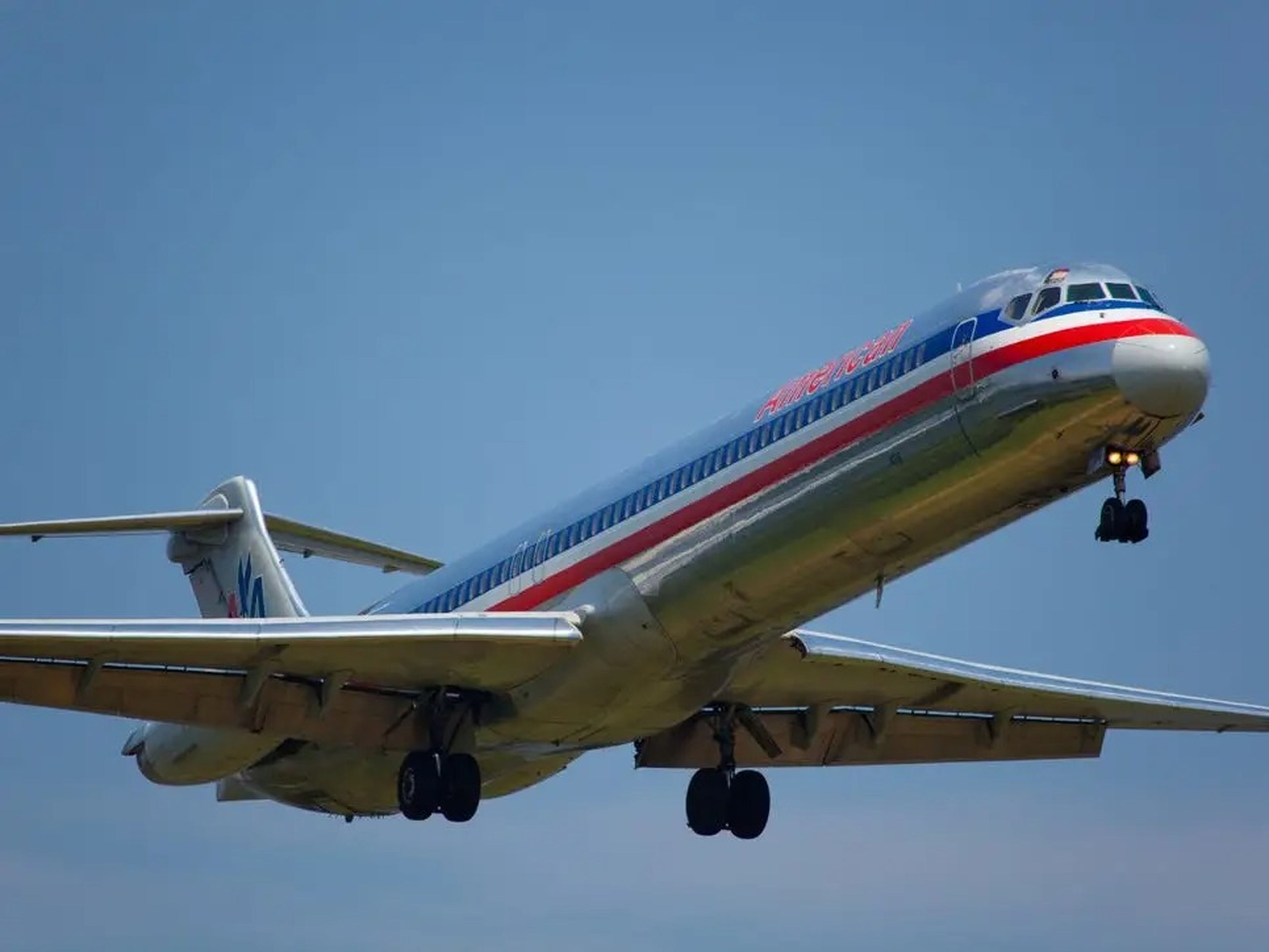Un MD-80 de American Airlines.