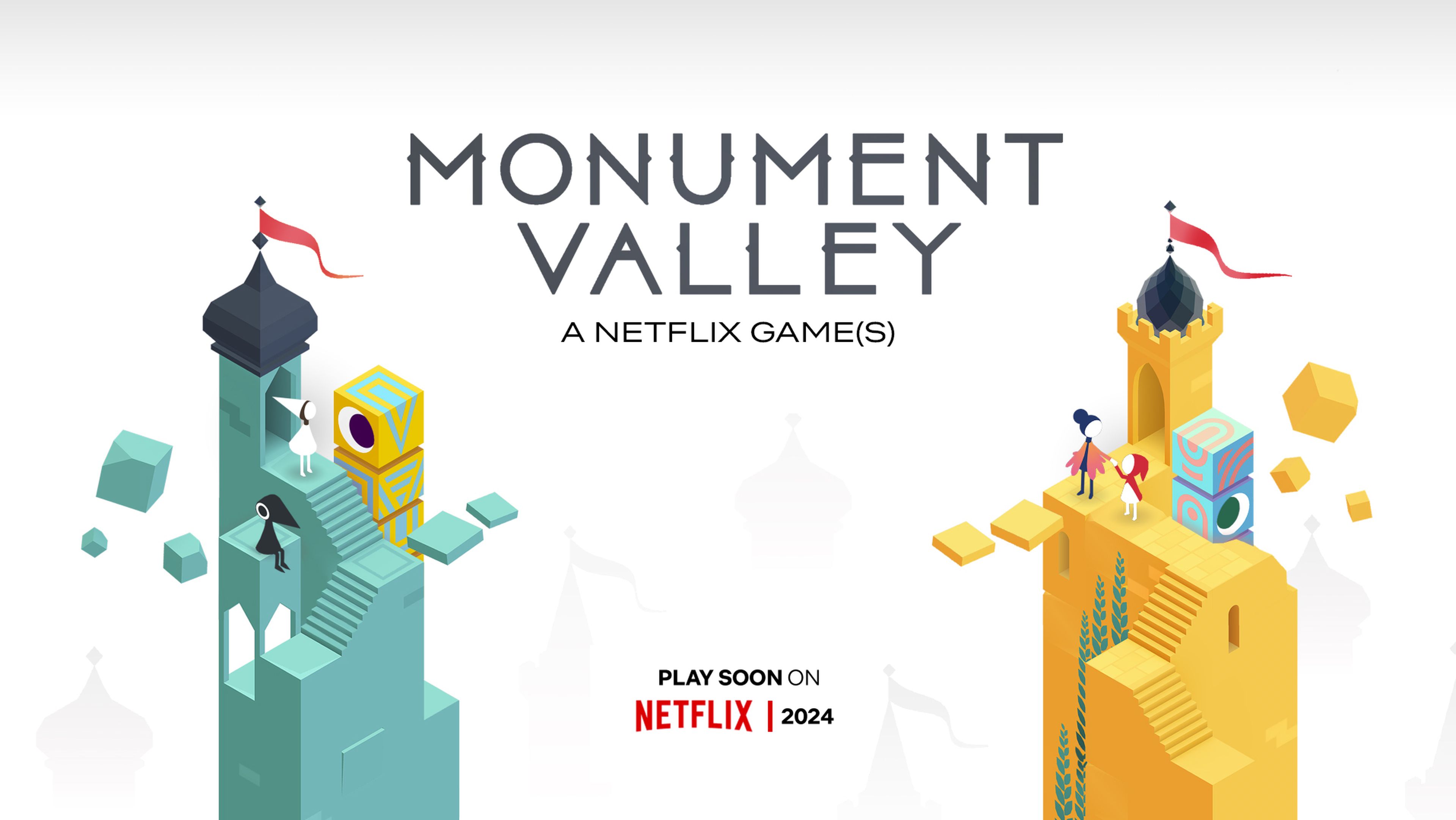 Anuncio de la llegada de 'Monument Valley' a Netflix.