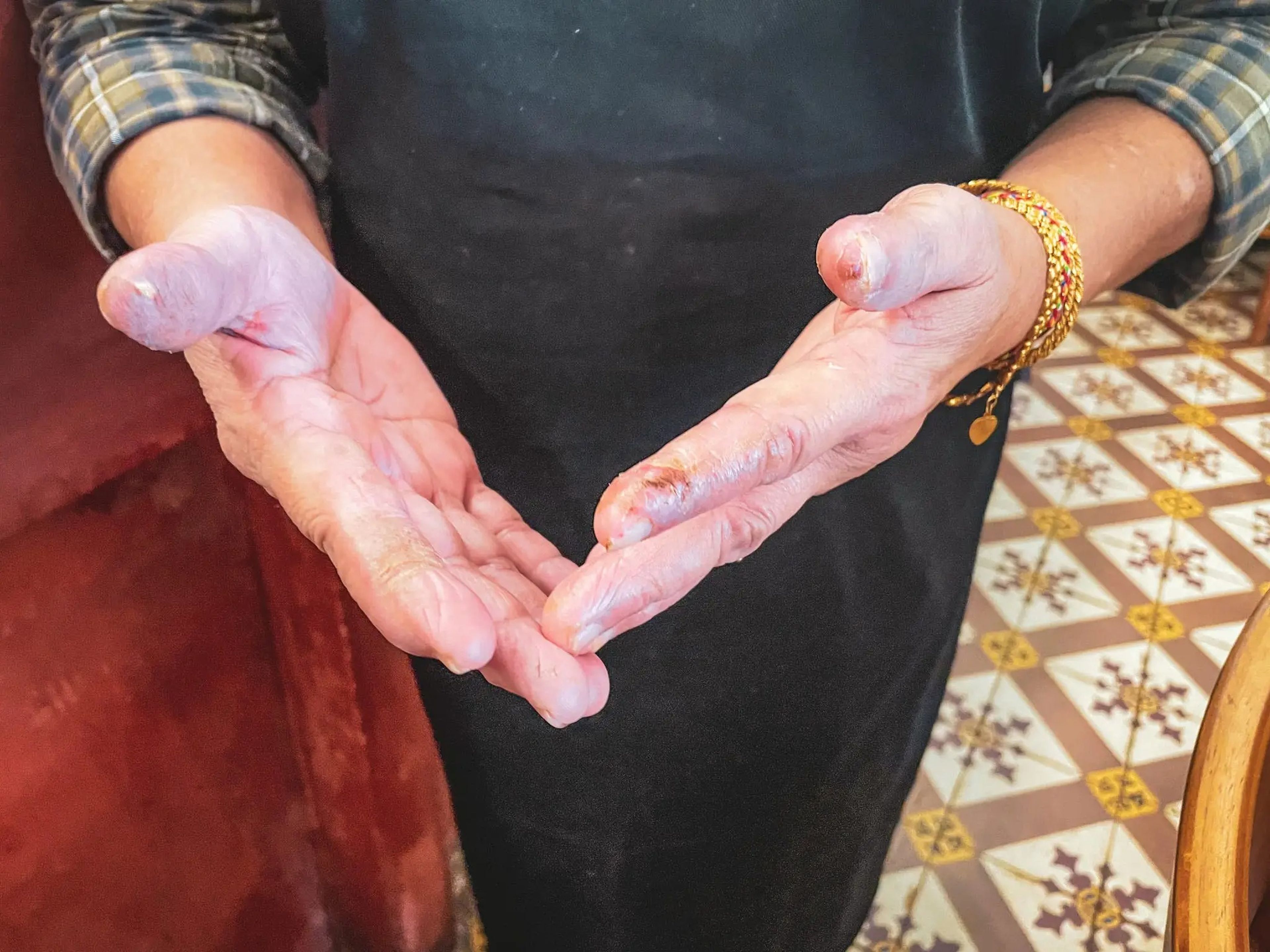 Las manos de Lean Gaik le ayudaron a cocinar hasta conseguir una de las primeras comidas con estrella Michelin de Malasia.