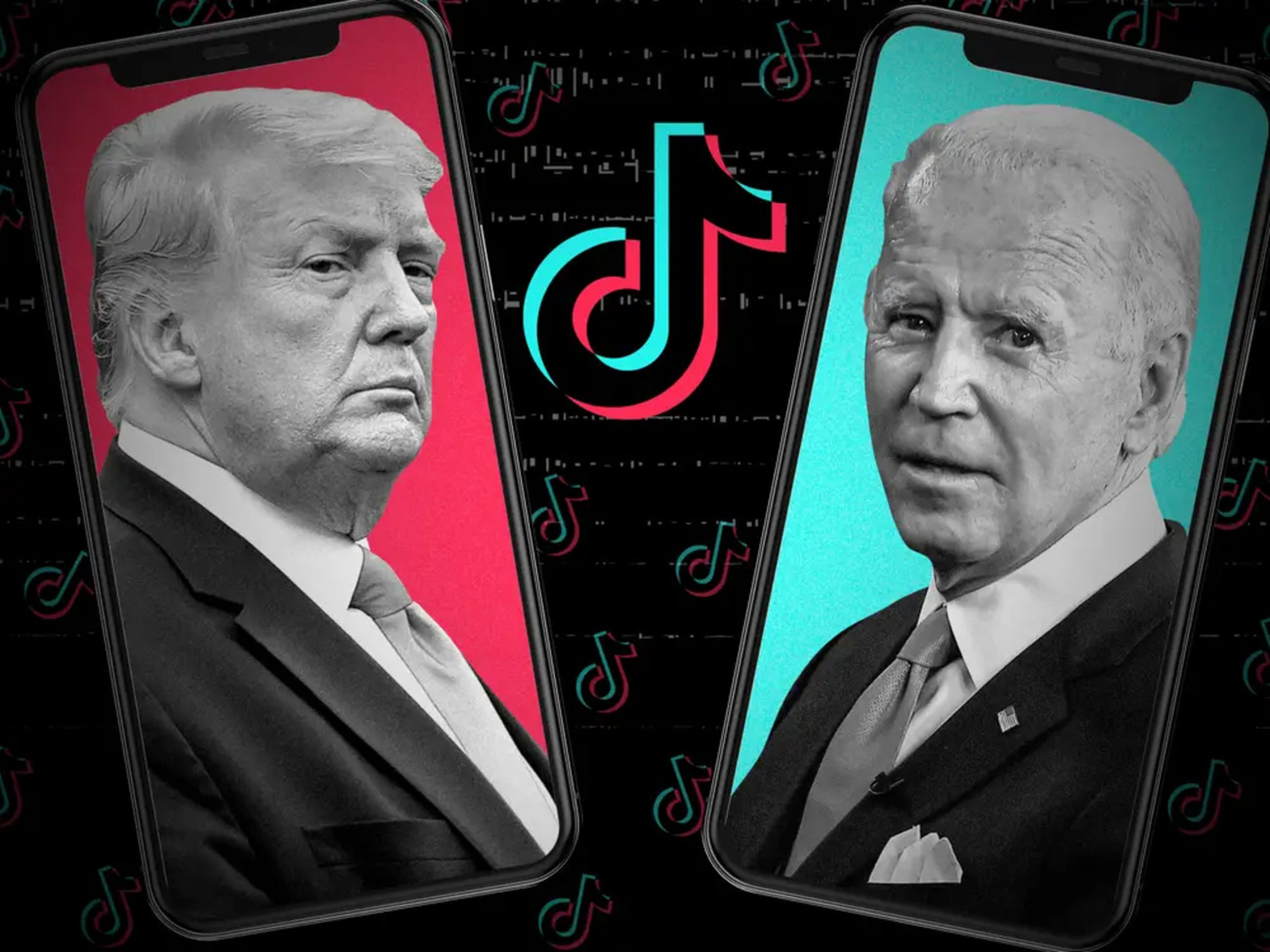 Biden, Trump y TikTok
