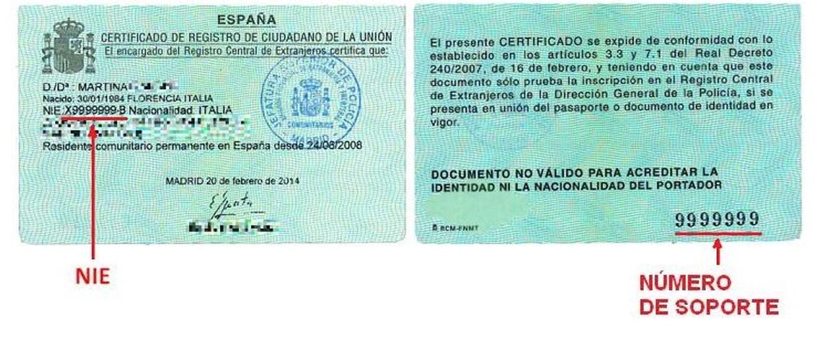 Cómo conseguir el número de soporte en el NIE y para qué sirve | Business Insider España