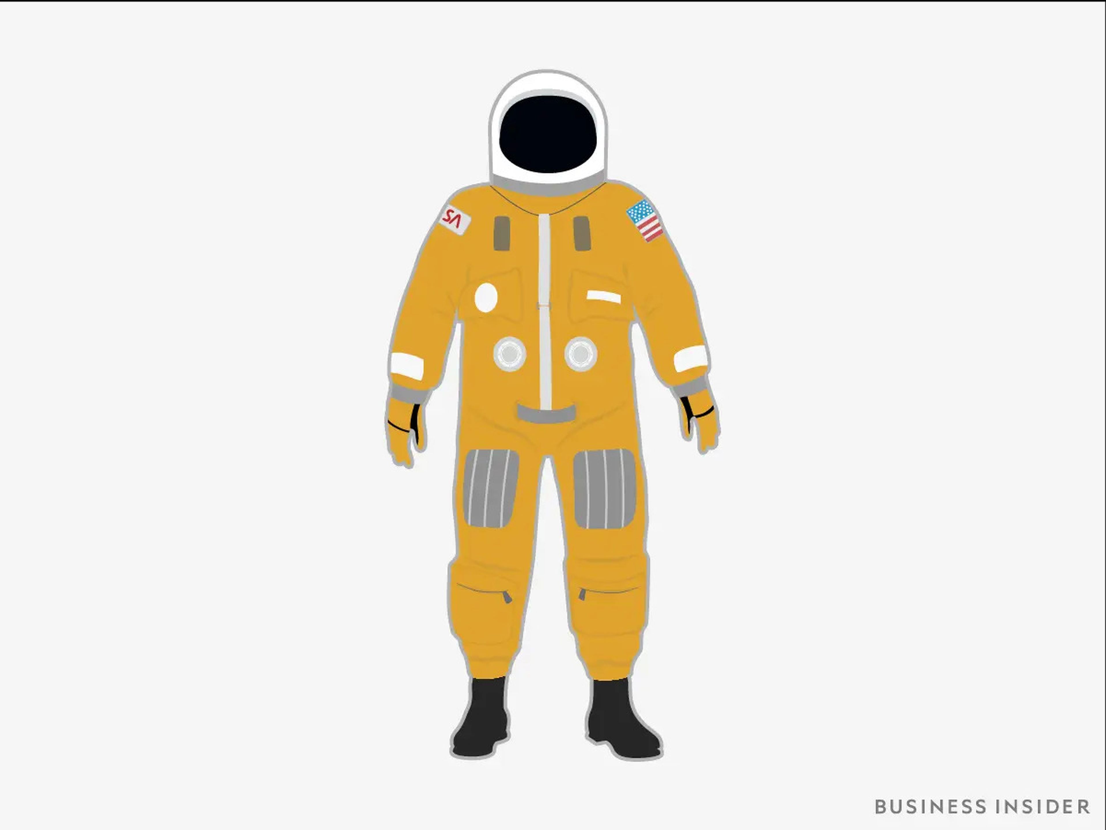 first space shuttle flight suit 1981 nasa spacesuit business insider