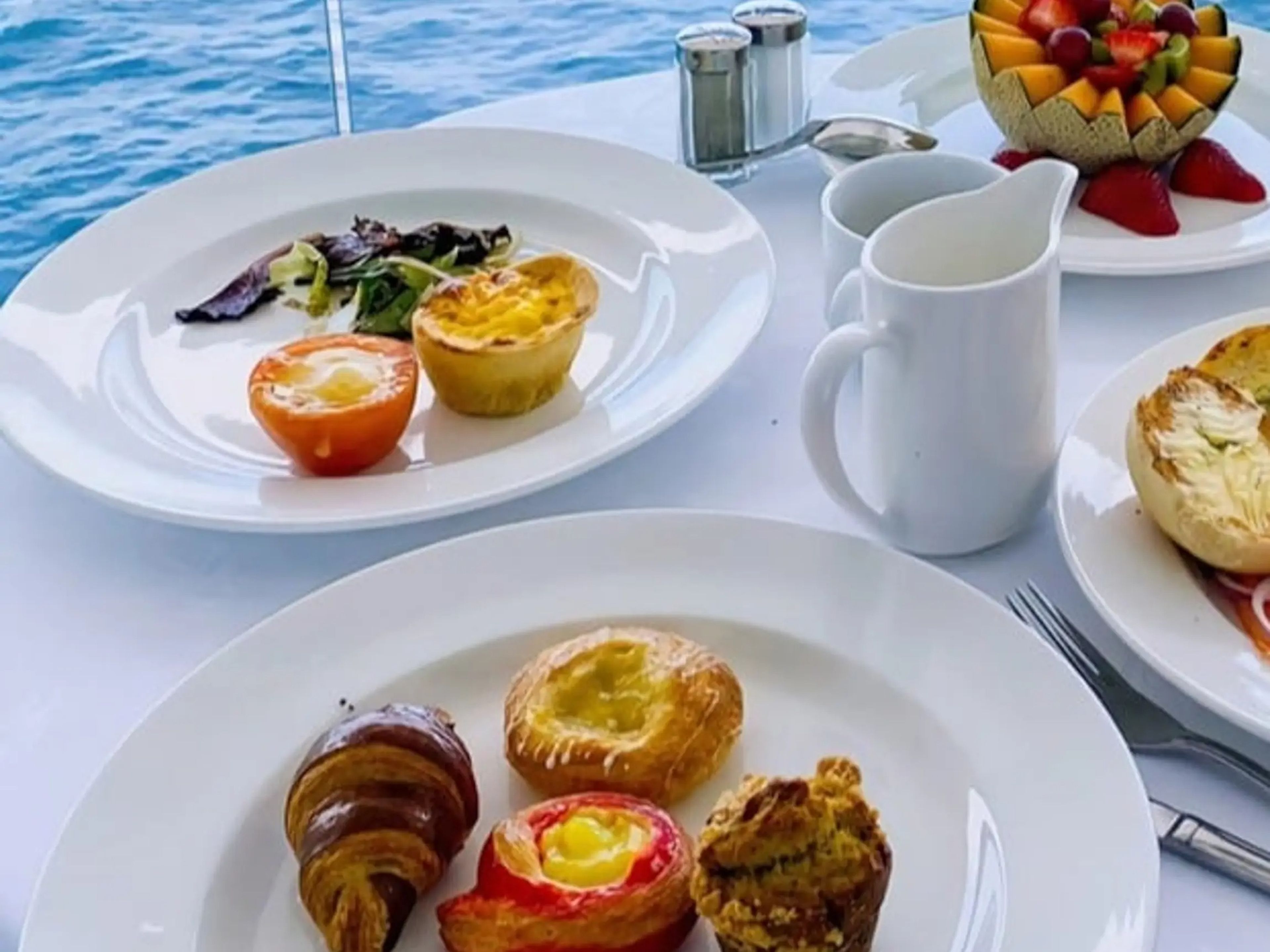 The food aboard the MV Gemini with Life at Sea Cruises.