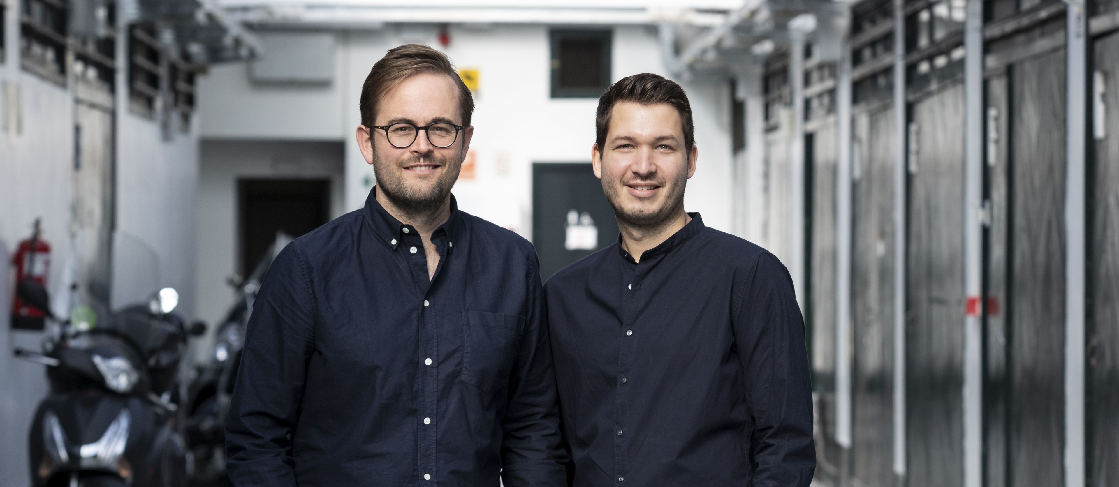 De izquierda a derecha, Christopher Cederskog y Stefan Braun, cofundadores de Sunhero.