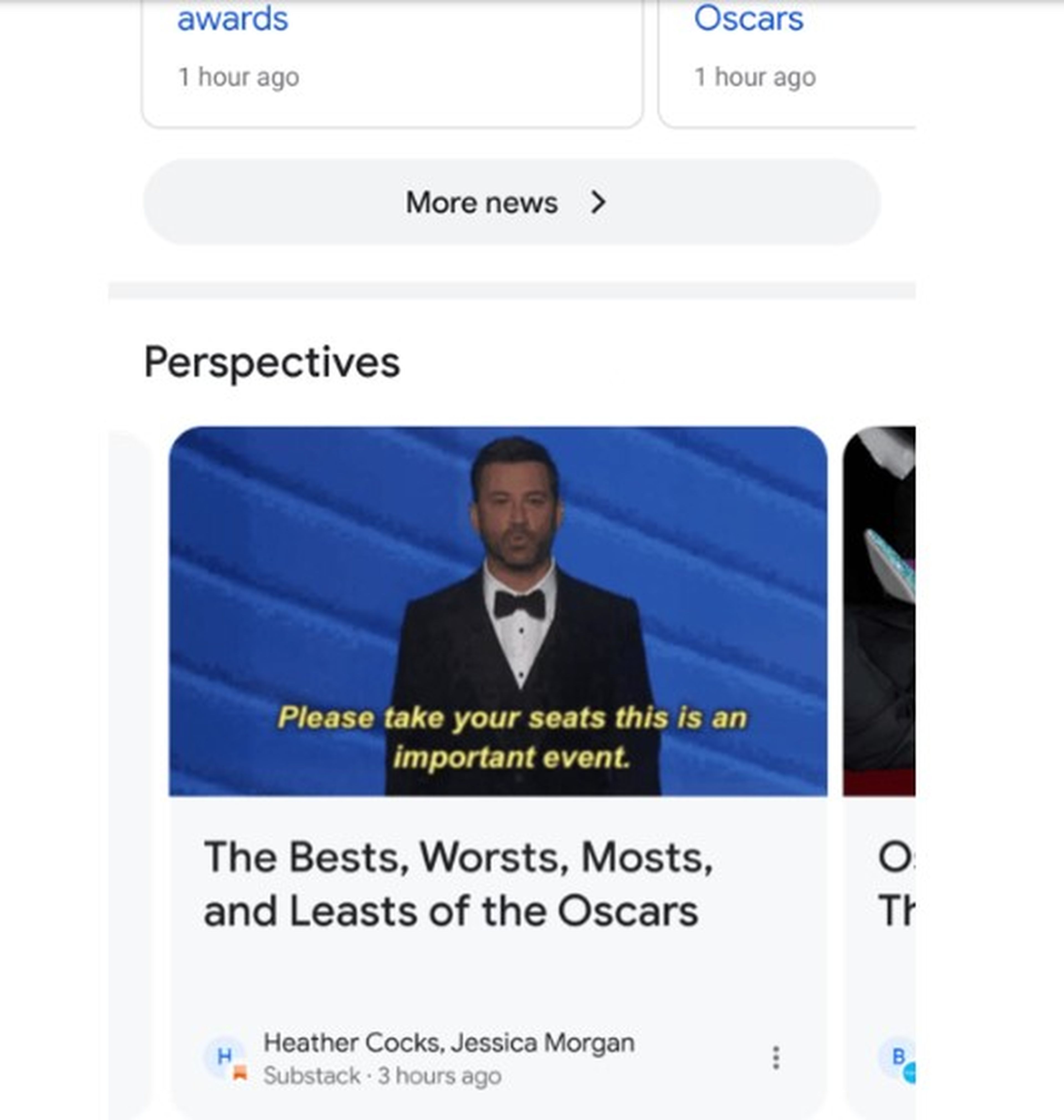 Google Perspectives
