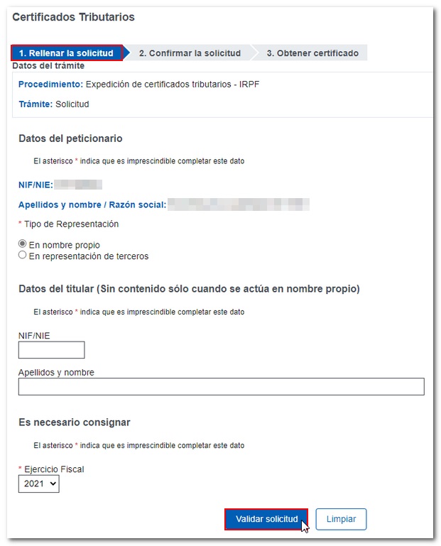 Cómo Solicitar Un Certificado Tributario De IRPF Para Demostrar Que ...