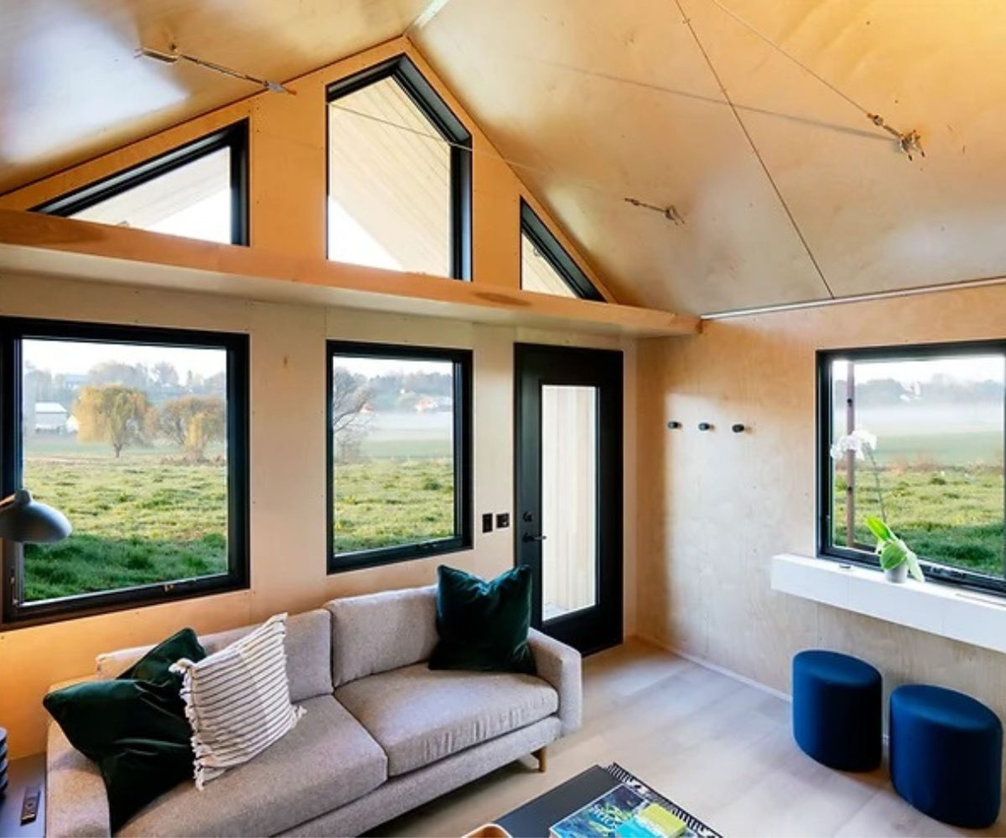 Una casa prefabricada y sostenible con acabados de Porcelanosa