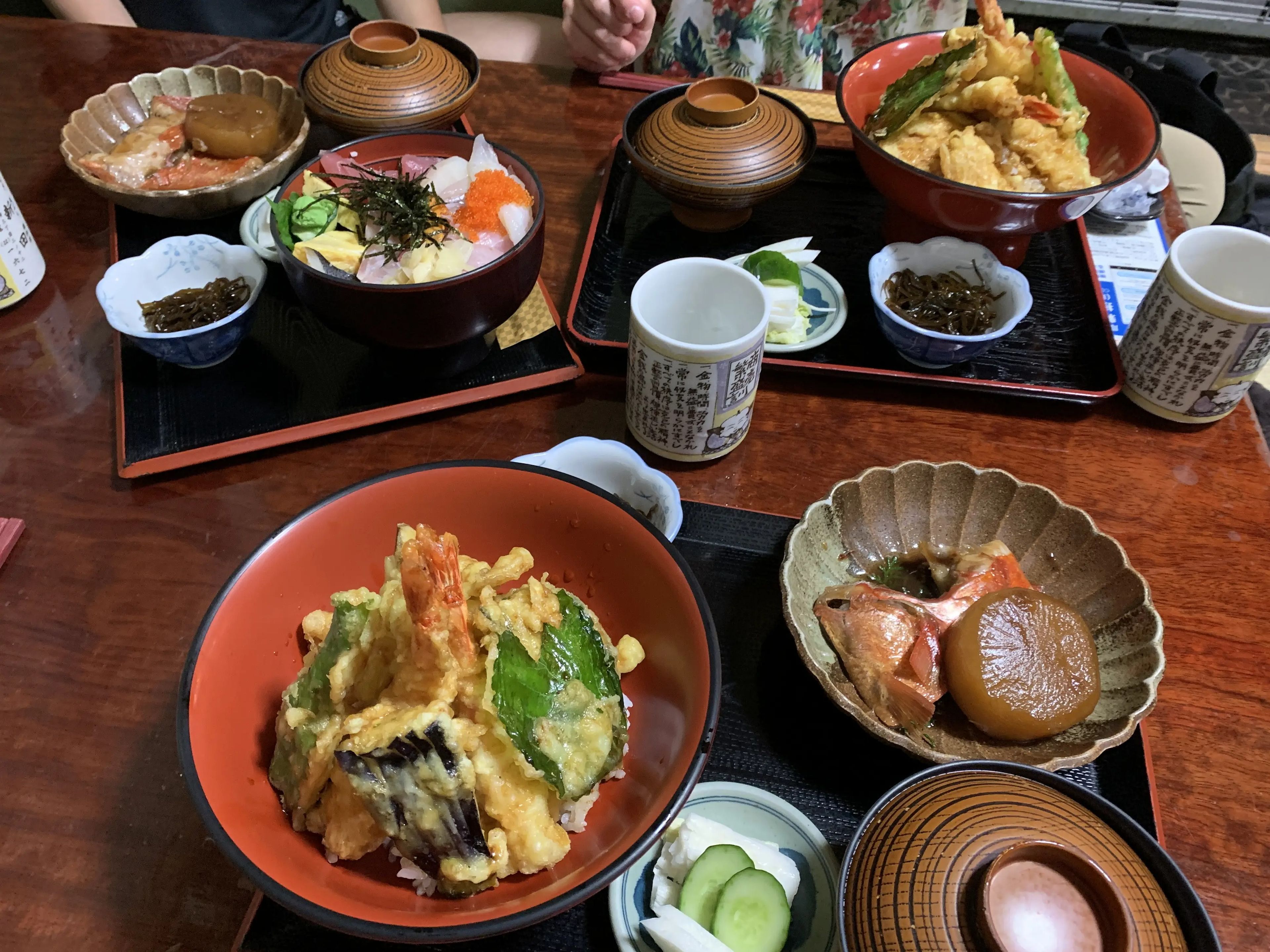 Las porciones en los restaurantes japoneses tienen el tamaño justo.