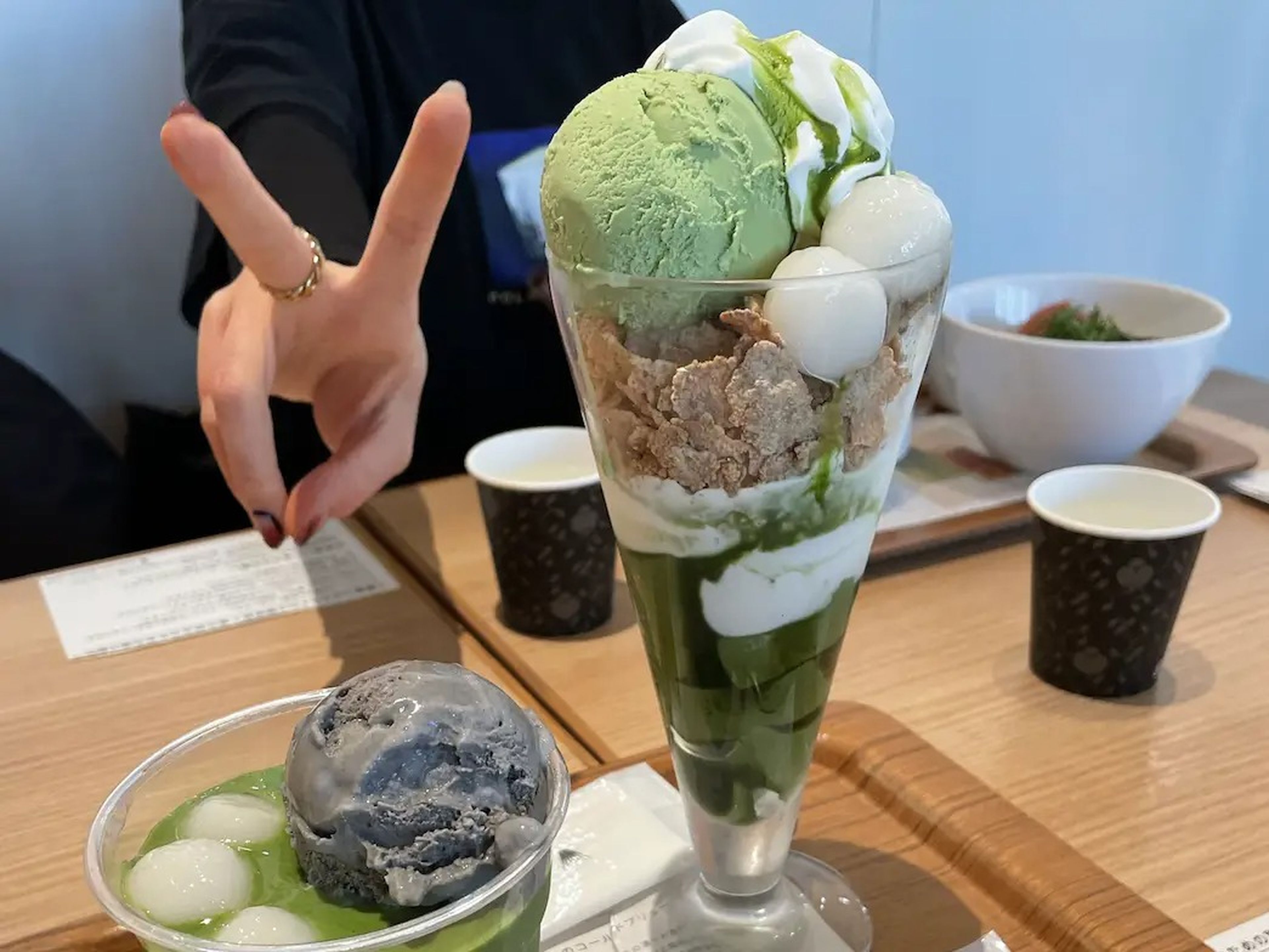 Los postres con matcha son muy populares en Japón.