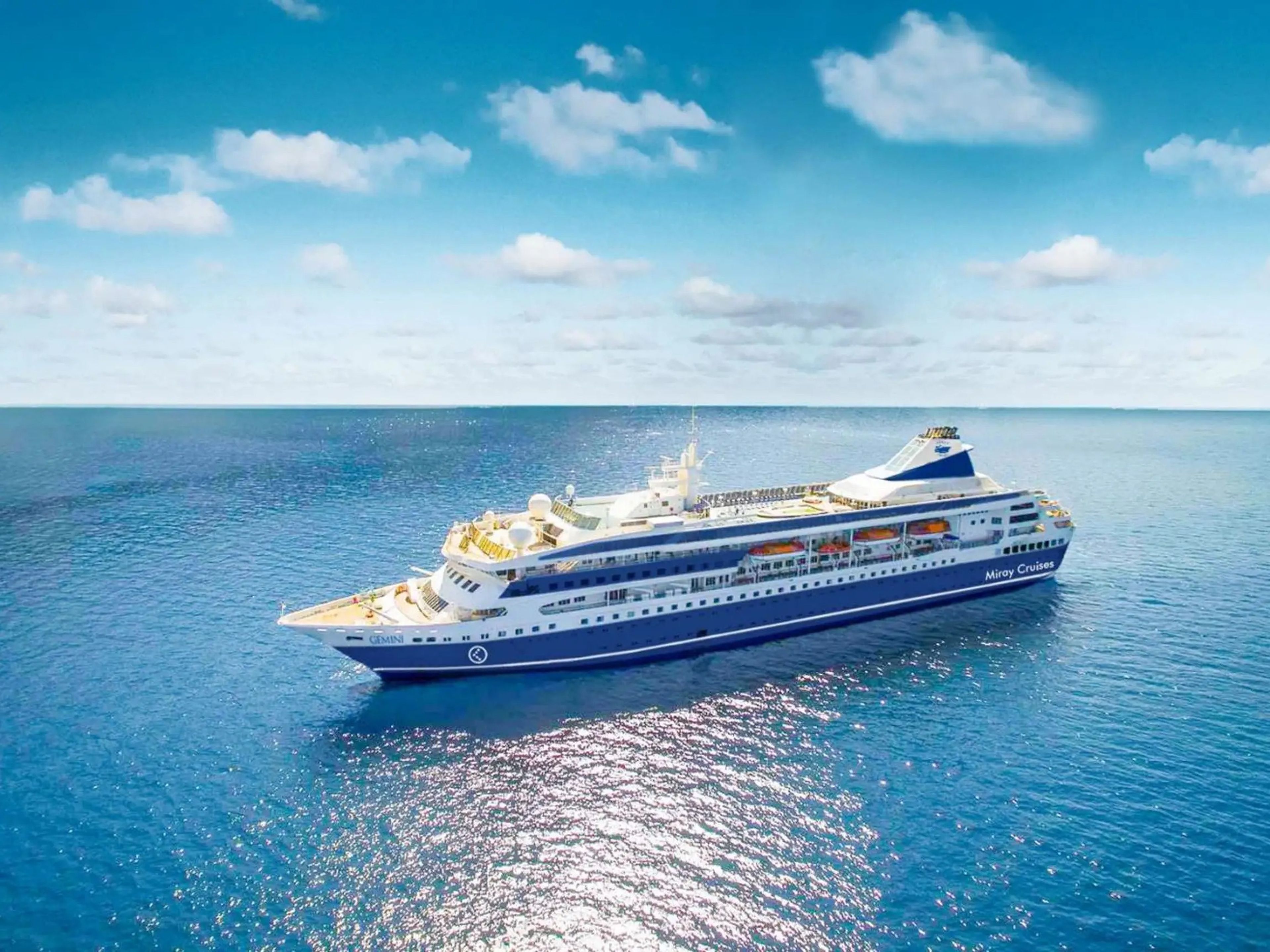 The MV Gemini with Life at Sea Cruises.