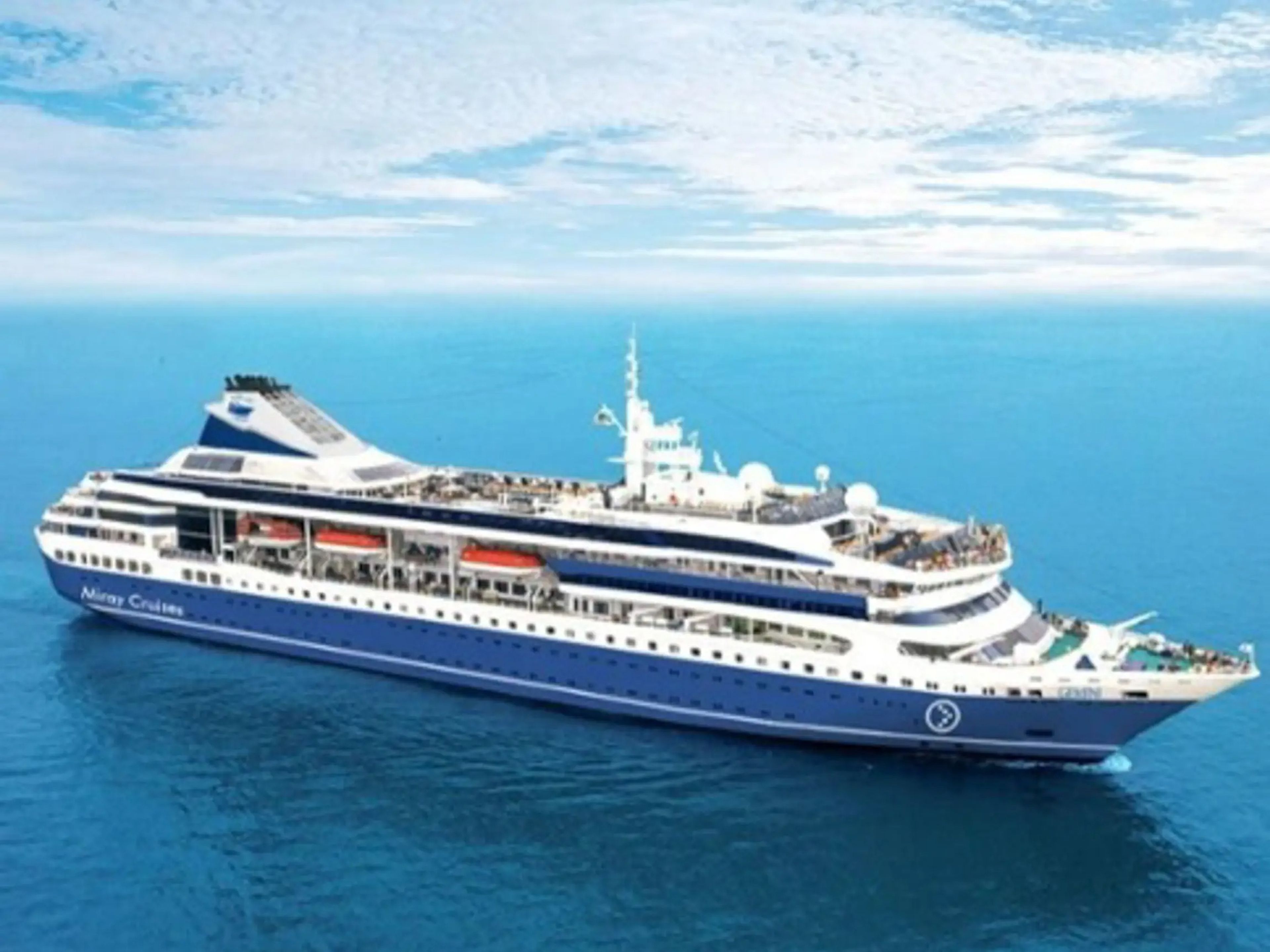 The MV Gemini with Life at Sea Cruises.