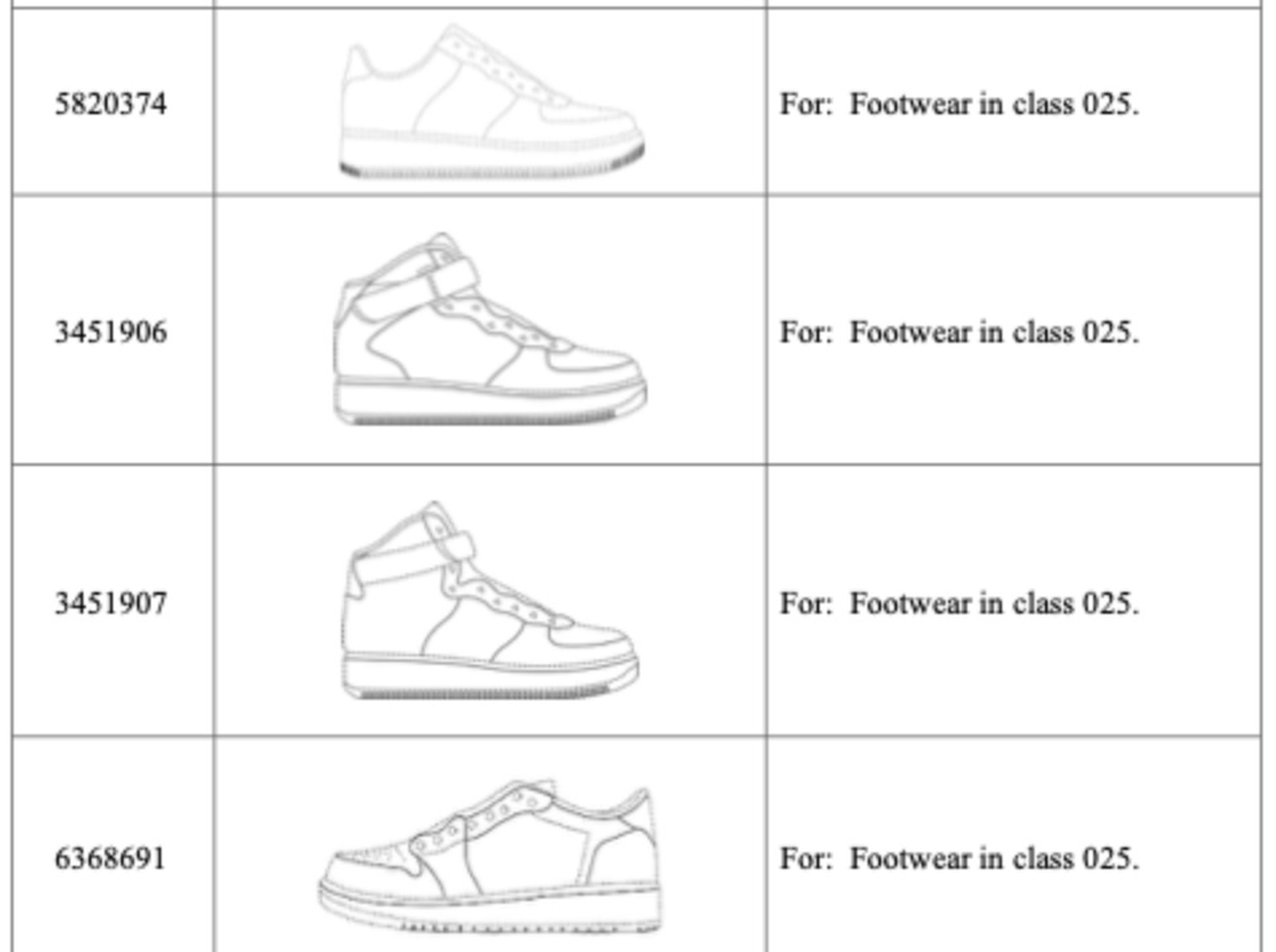 Nike ha demandado a numerosas empresas que, según alega, venden productos falsificados que infringen sus patentes.