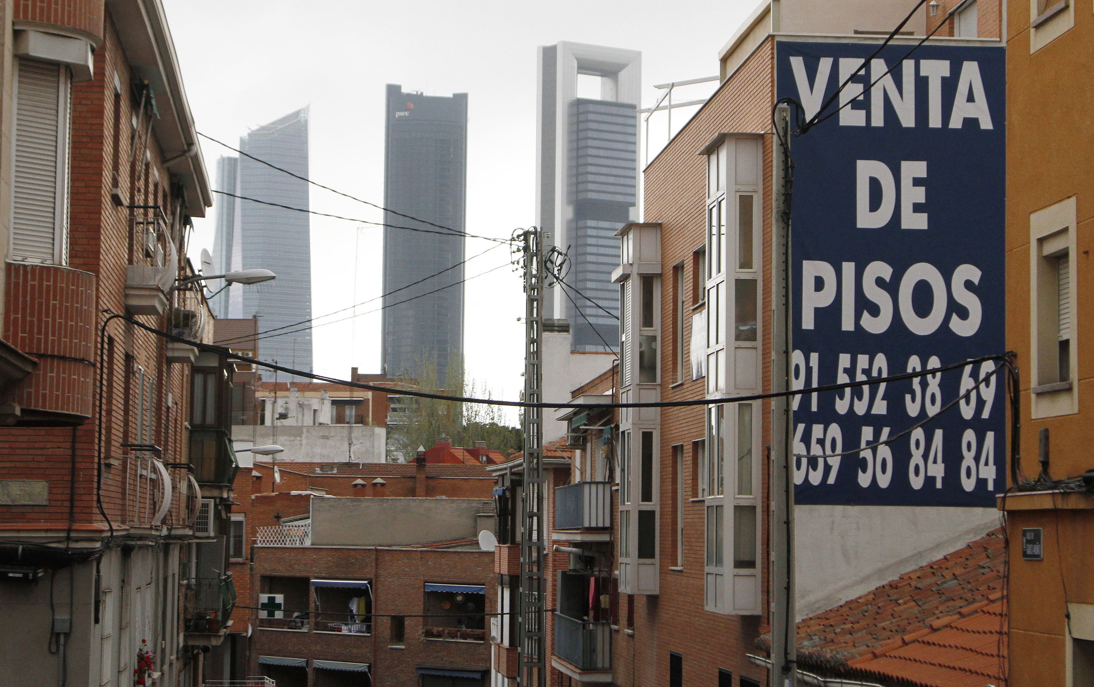 Pisos en venta con cartel, en Madrid