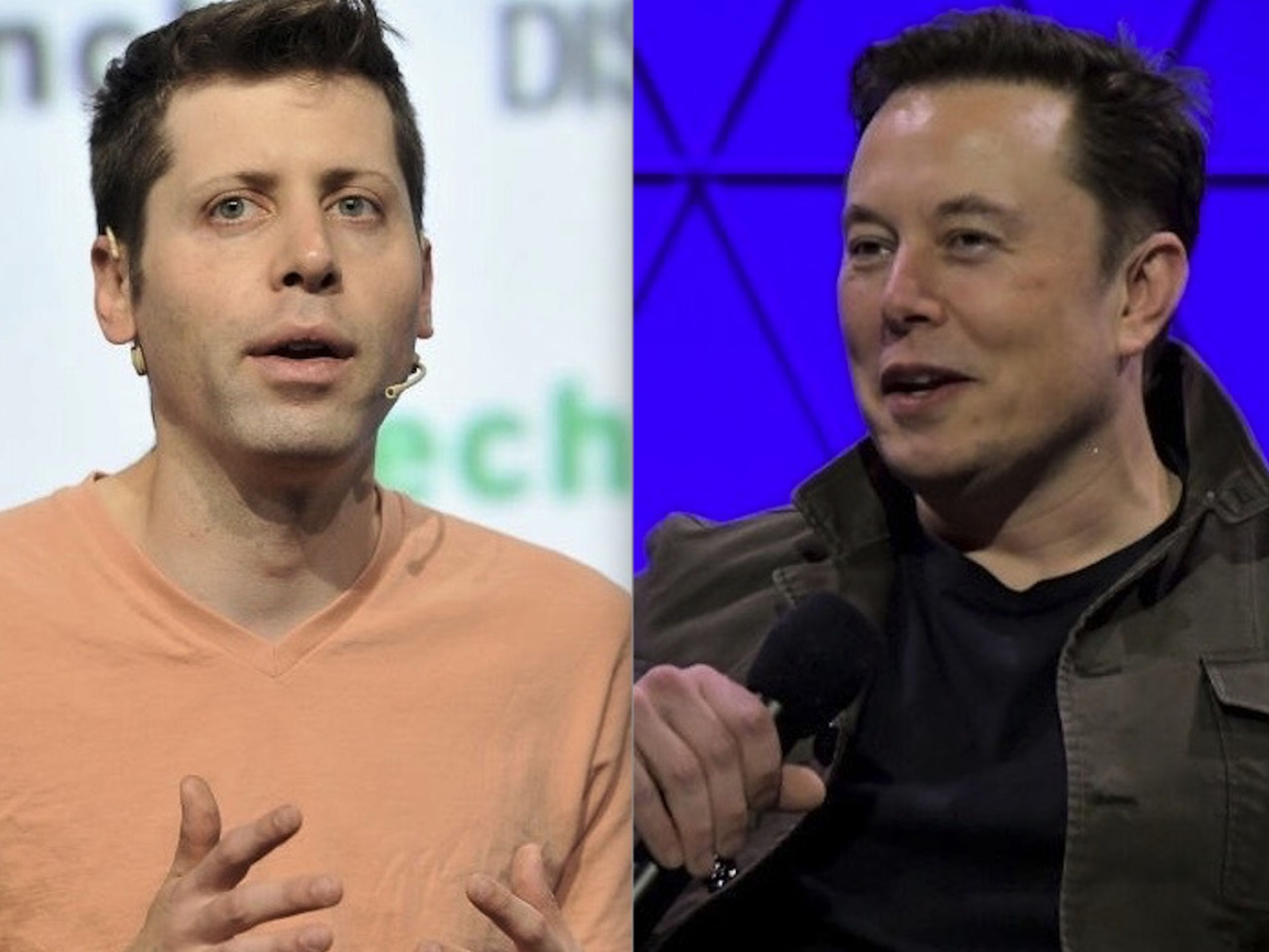 Sam Altman, CEO de OpenAI, y Elon Musk tienen una larga historia.