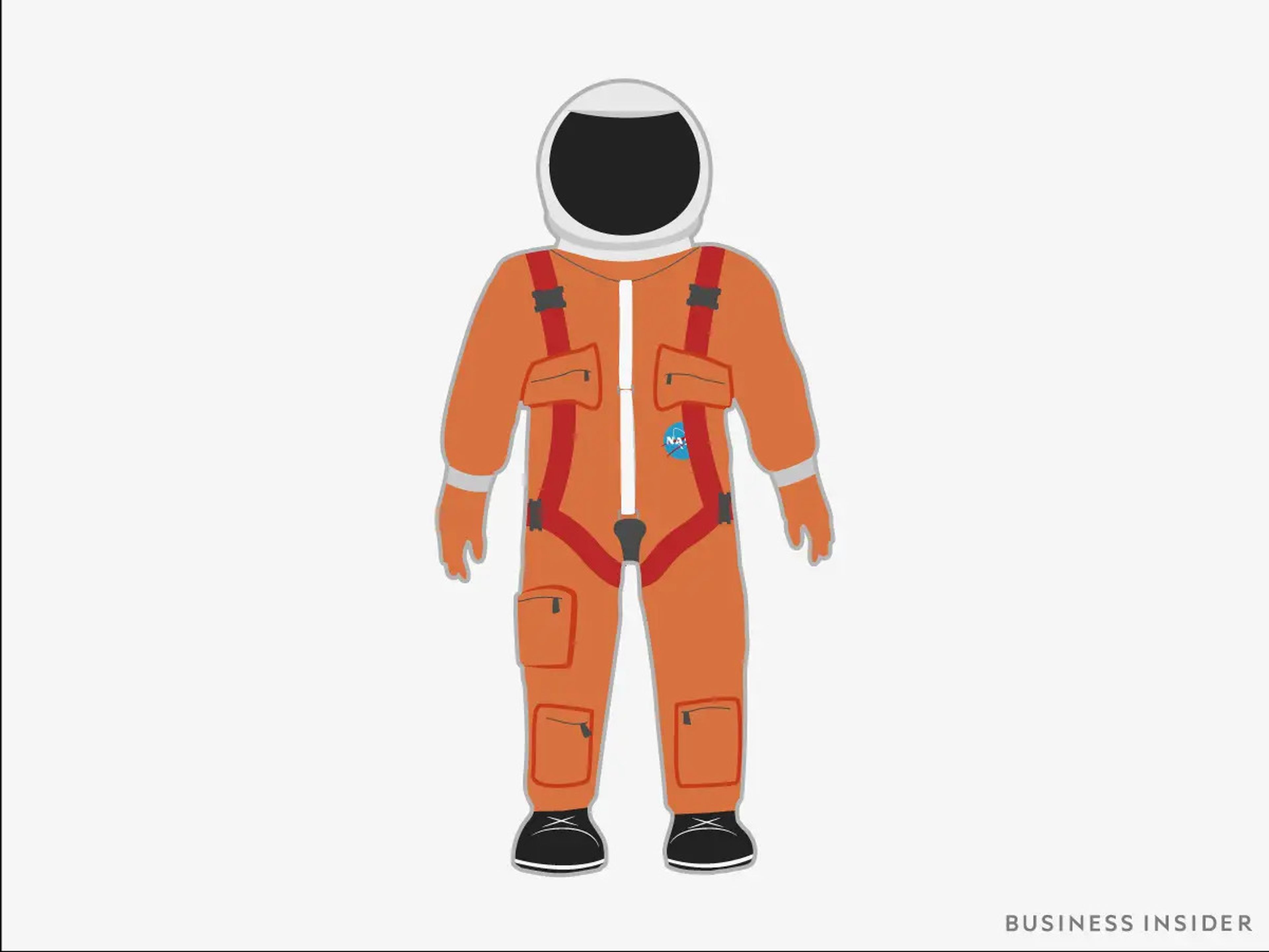 space shuttle orange flight suit 1988 2011 nasa spacesuit business insider