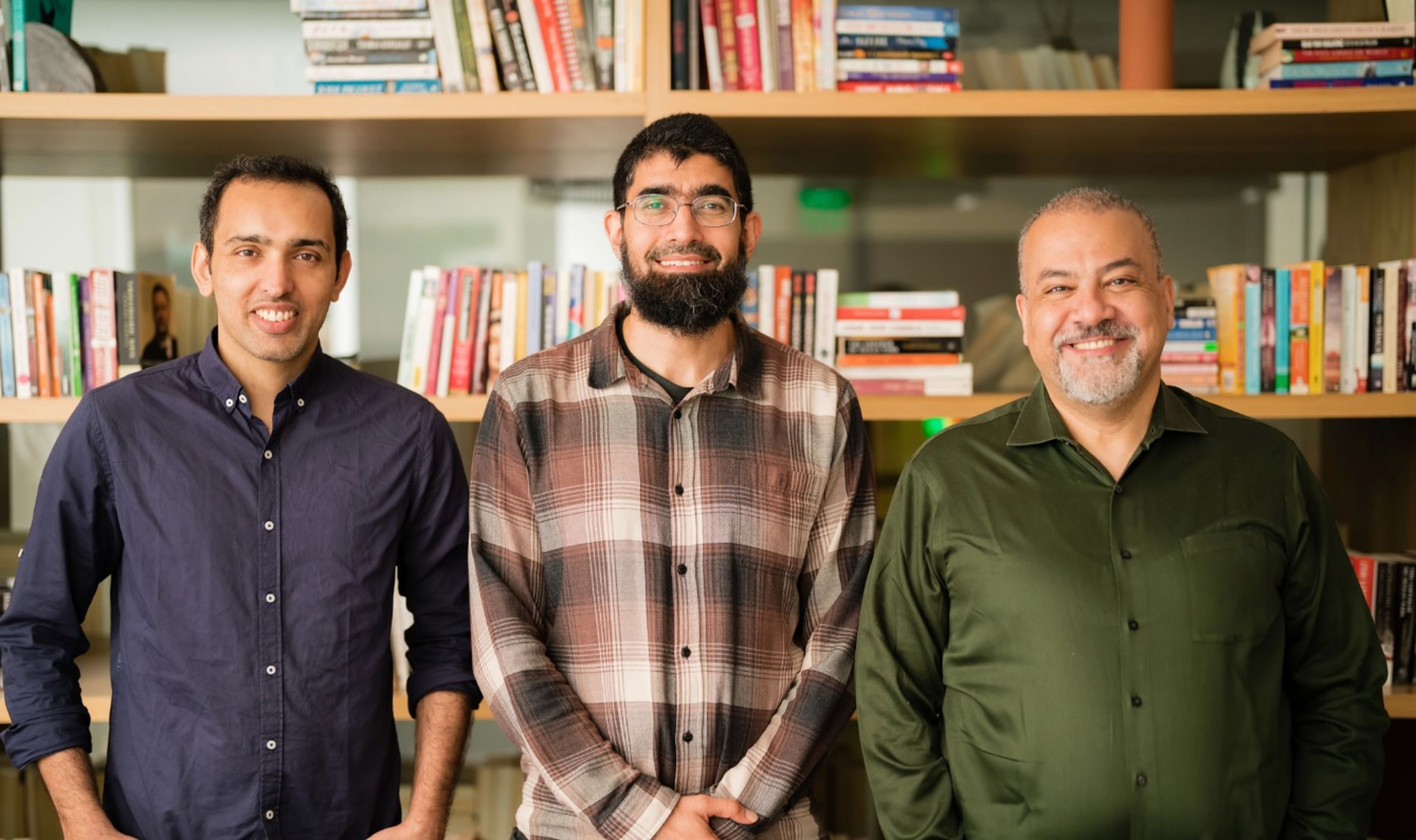 Tallat M. Shafaat, Amin Ahmad y Amr Awadallah, cofundadores de Vectara.