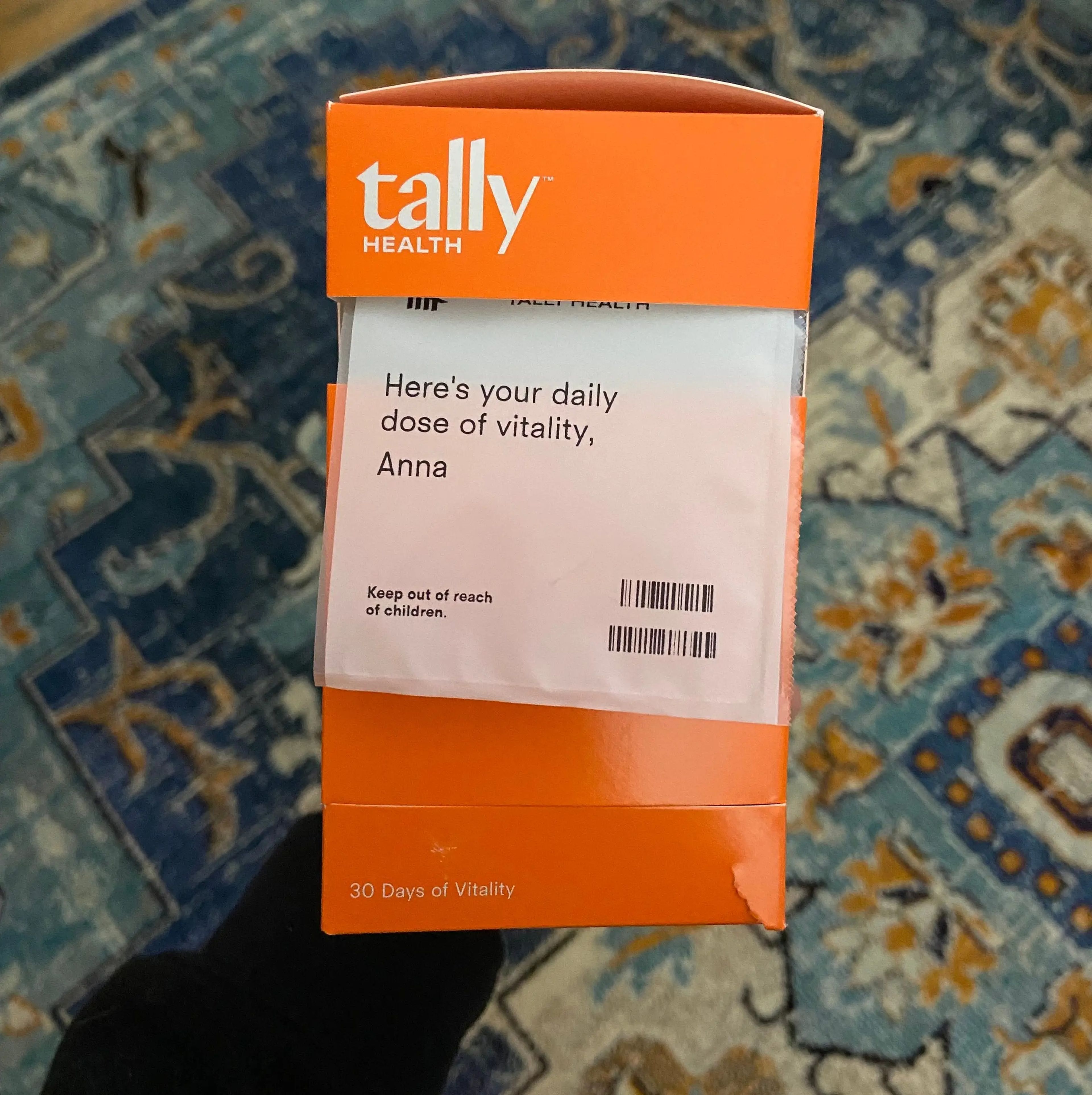 Los miembros de Tally Health reciben suplementos "Vitality", que según la empresa están "diseñados para potenciar los mecanismos de defensa celular y atenuar los efectos del envejecimiento." Kaeberlein los califica de conflicto de intereses.
