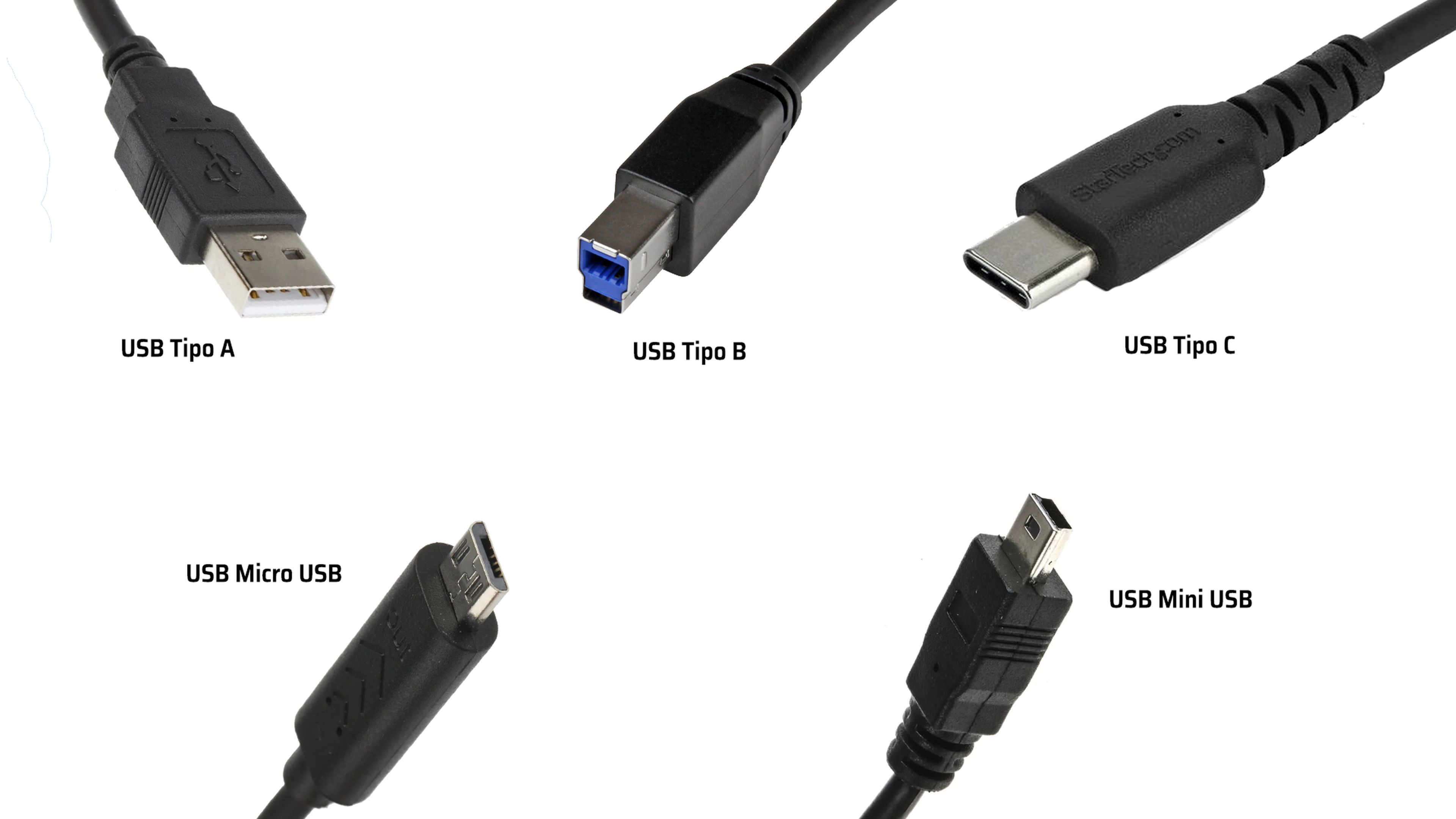 Qué diferencia a los conectores USB A de los USB tipo C