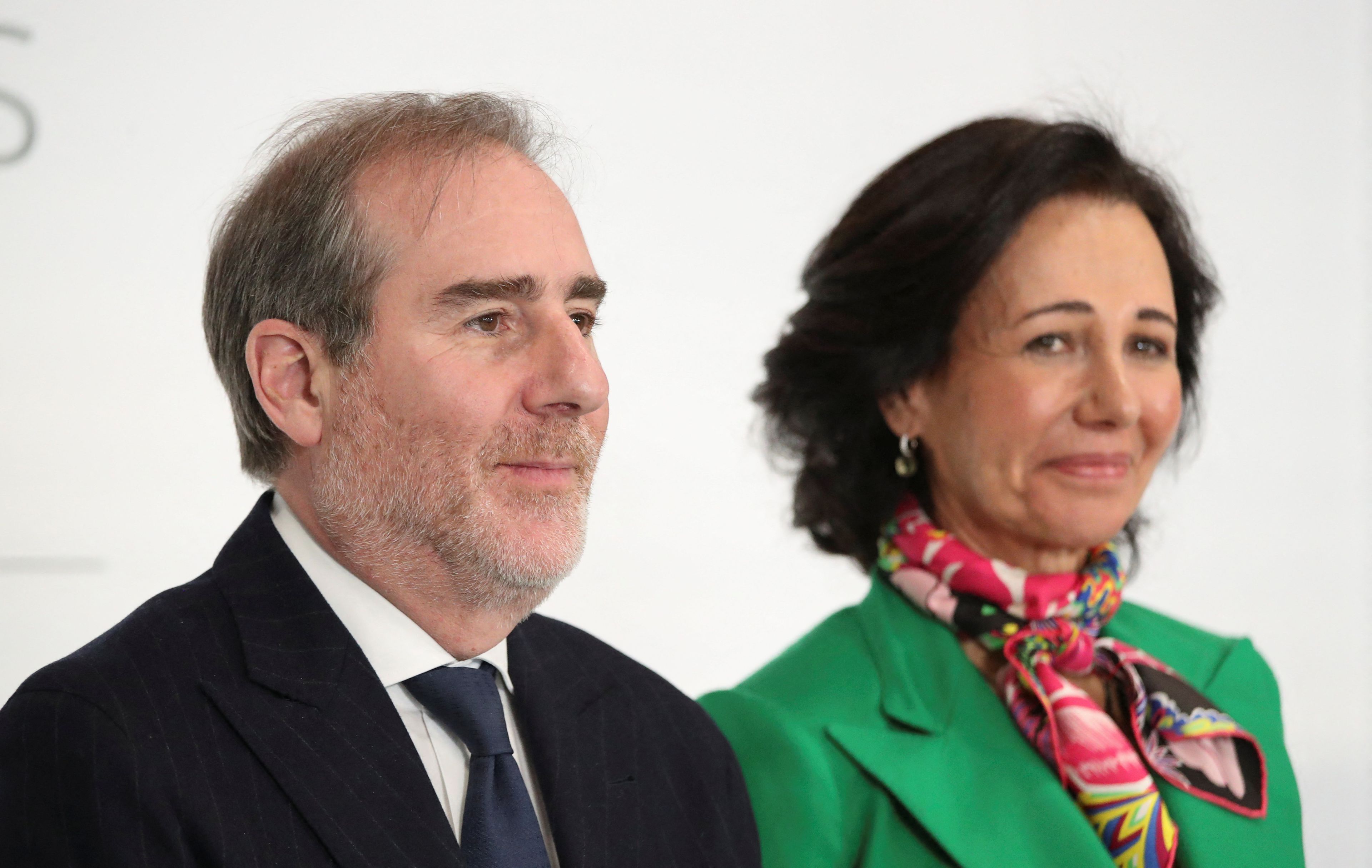 Héctor Grisi y Ana Botín, CEO y presidenta de Grupo Santander.
