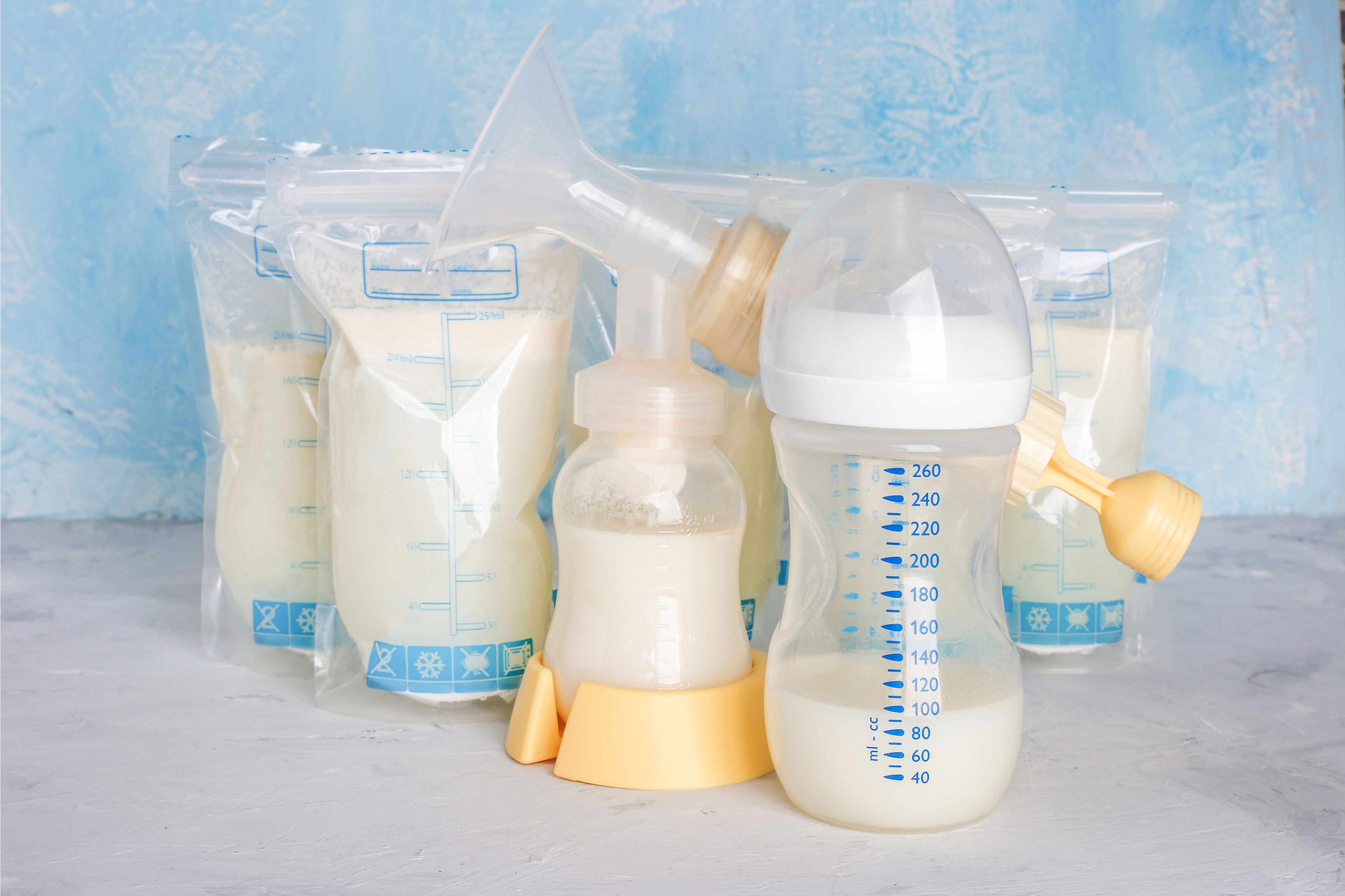 leche materna almacenada