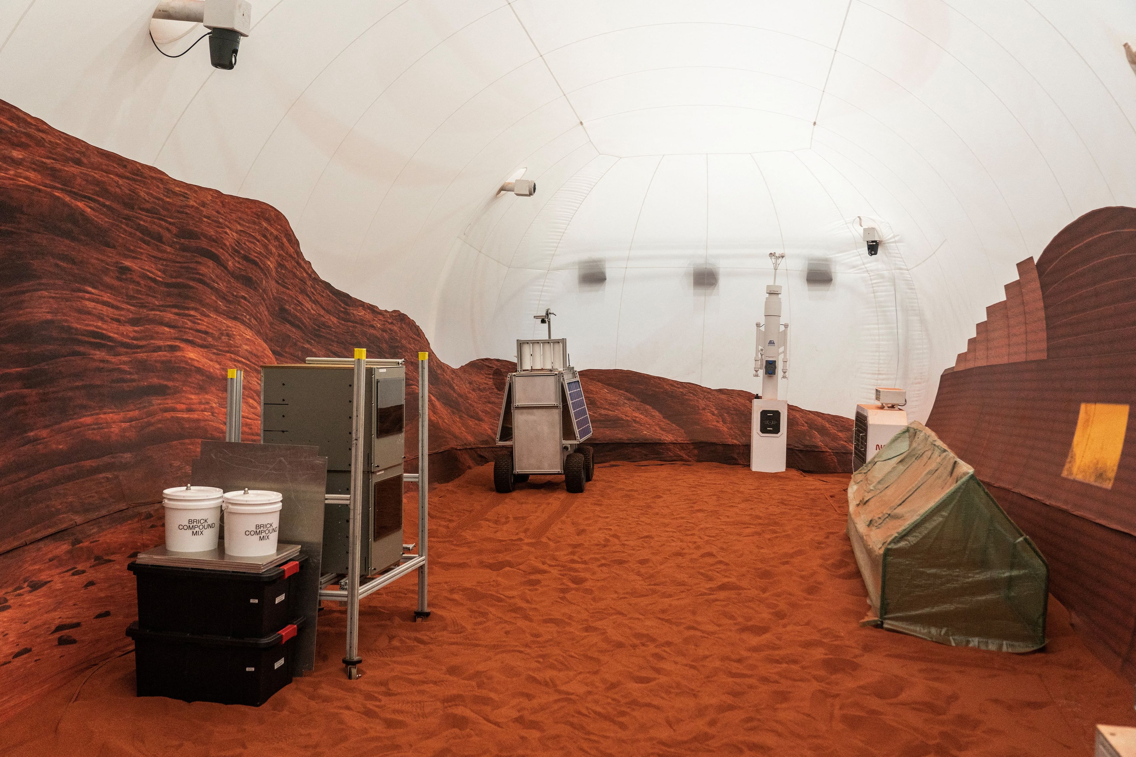 Mars Dune Alpha NASA hábitat marciano impreso en 3D en la Tierra