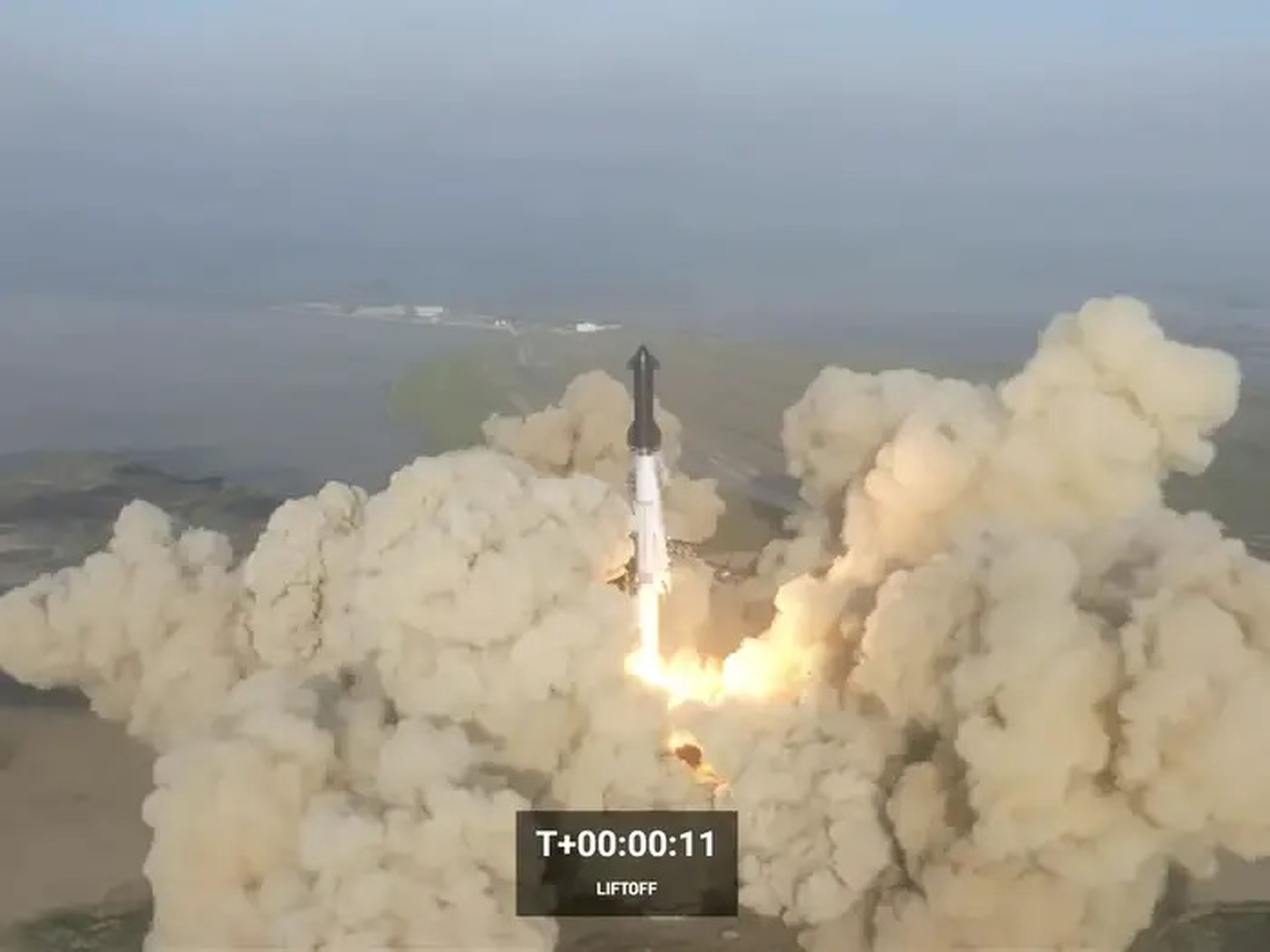 Starship se pone en órbita por primera vez.
