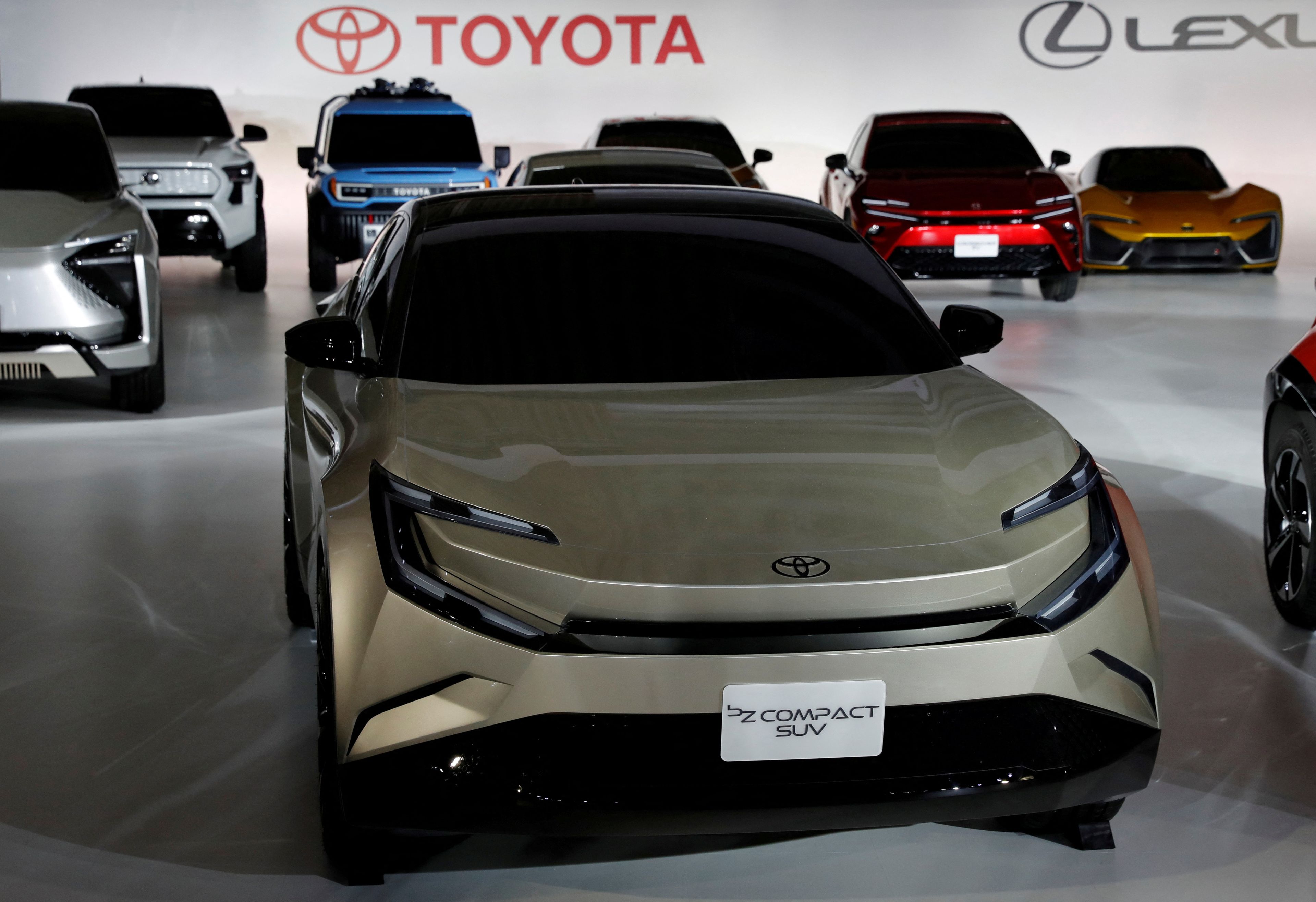 Algunos de los modelos nuevos de Toyota.
