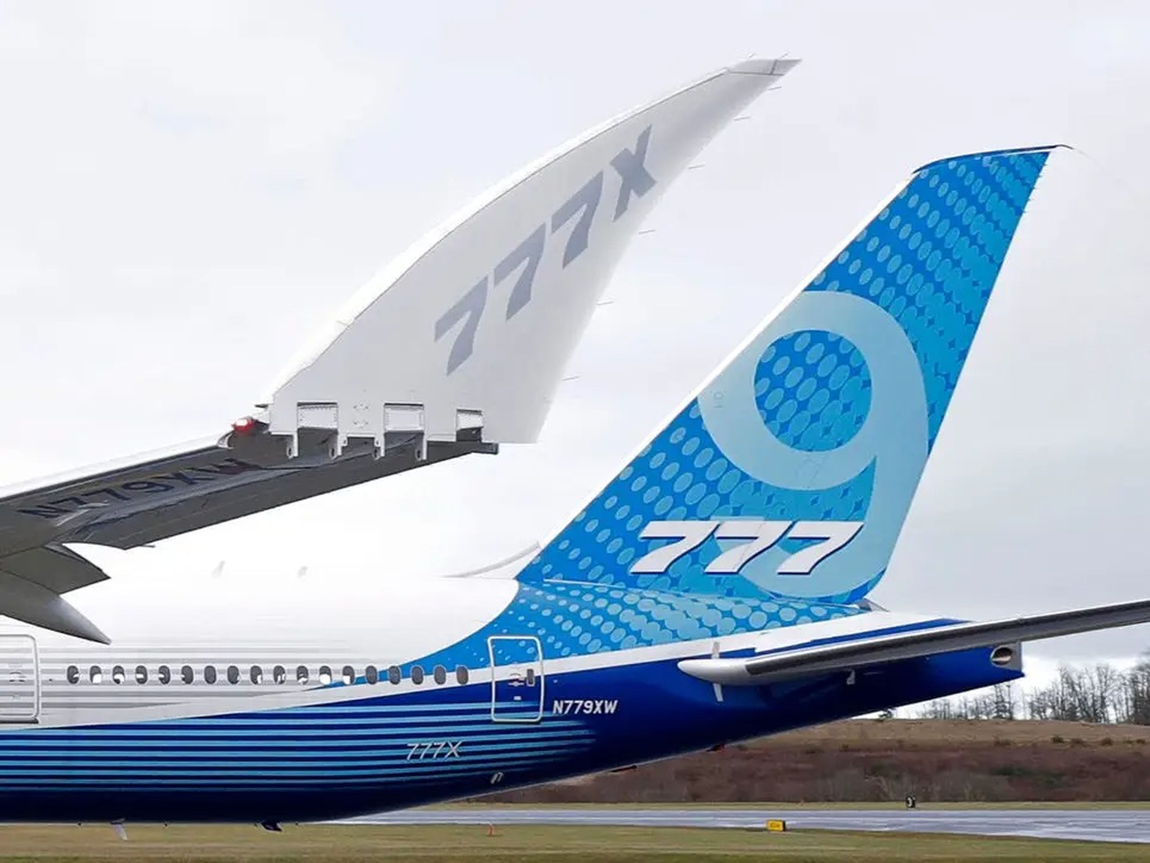 La versión más pequeña es el BBJ 777-8.