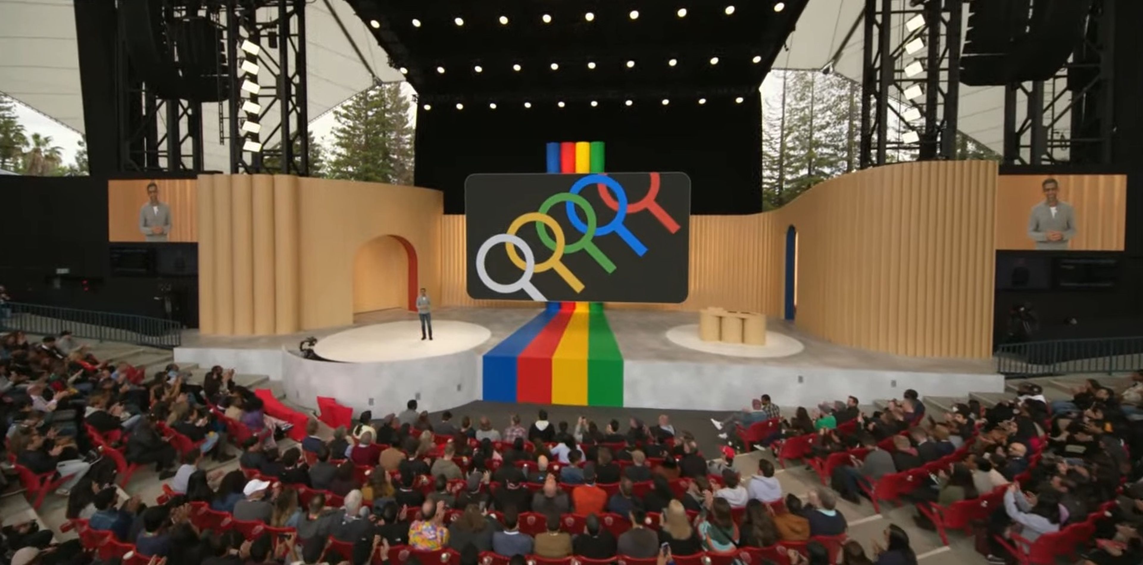 El CEO de Google, Sundar Pichai, presenta Google I/O 2023