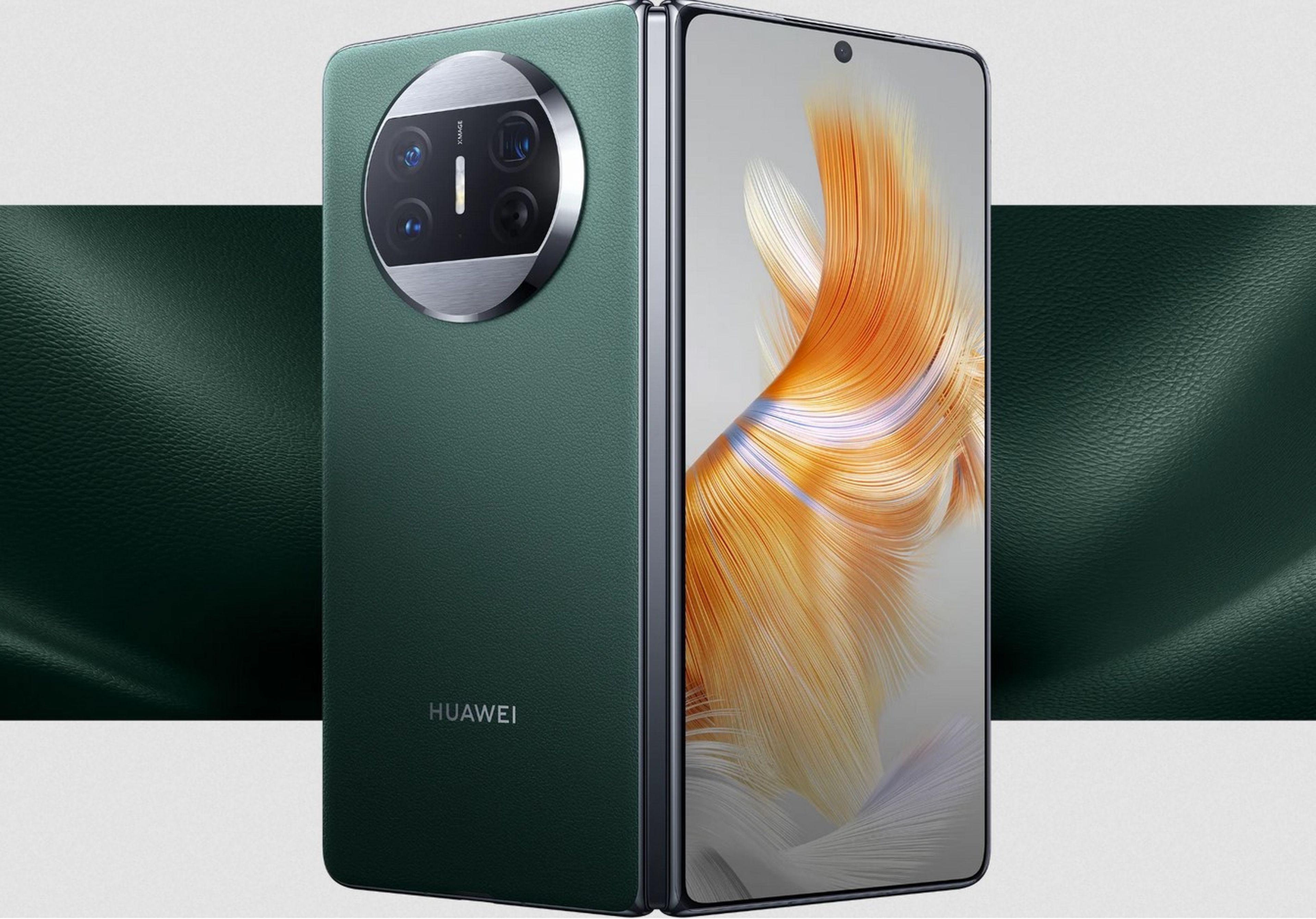 Color verde Huawei Mate X3.