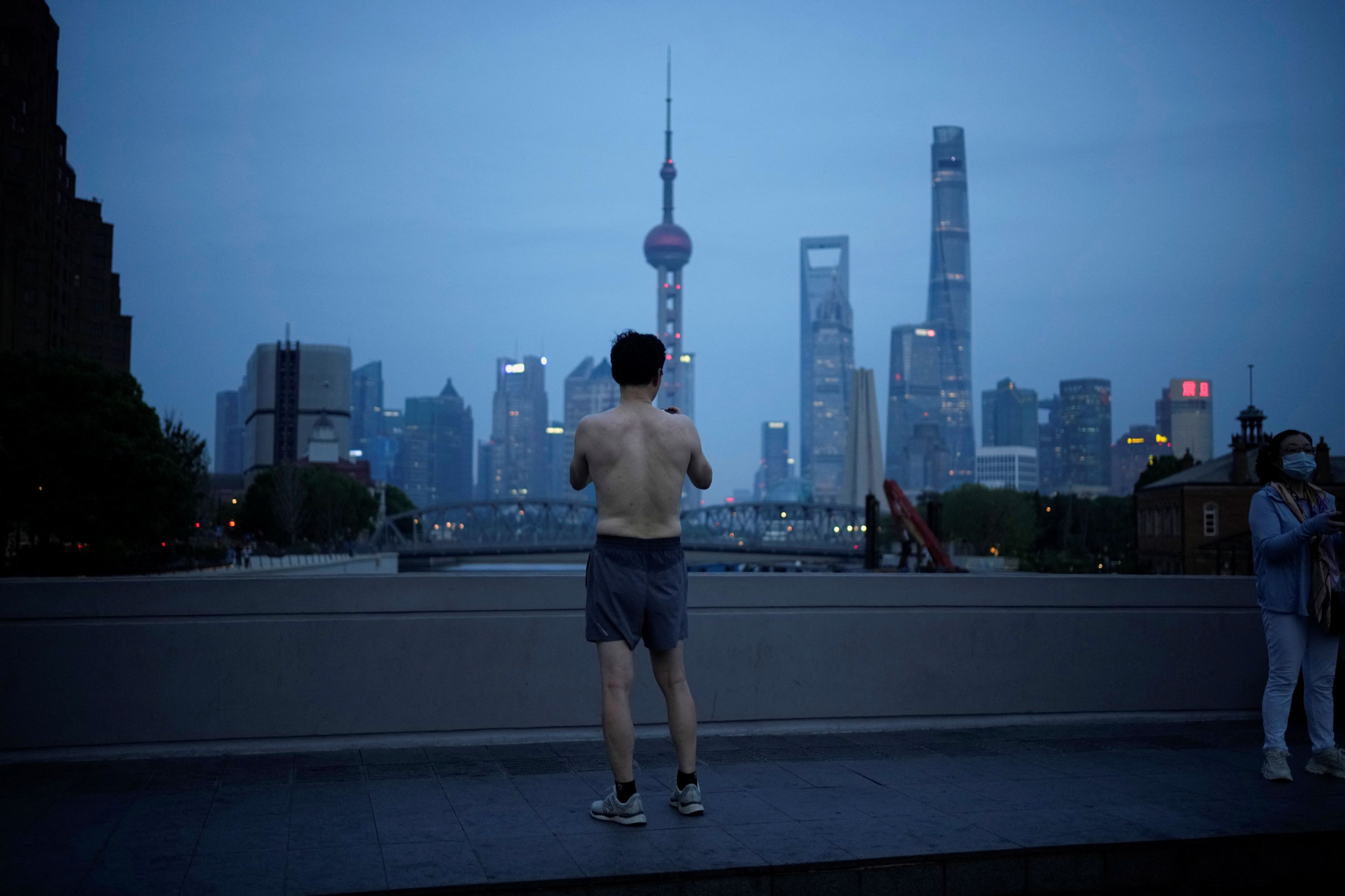 Ola de calor en Shangai (China) el 22 de agosto de 2022.