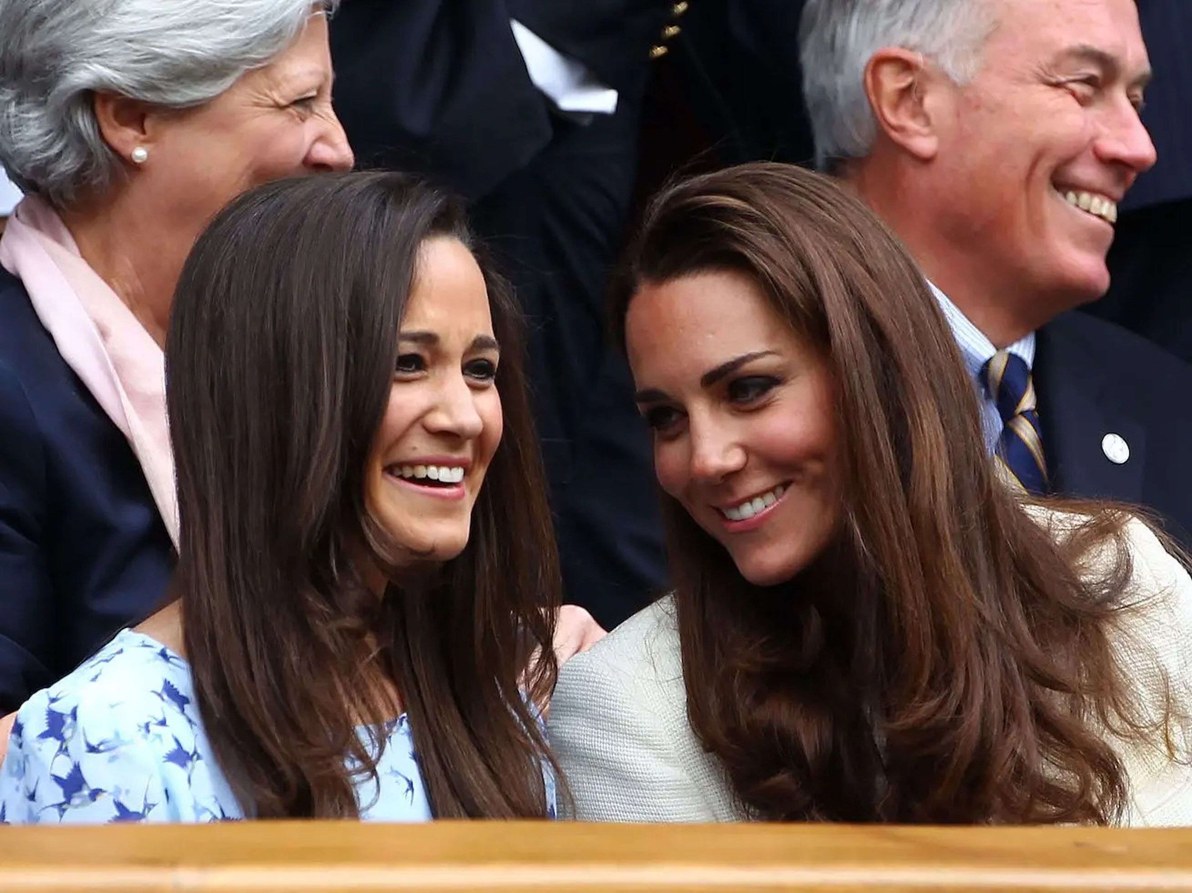 Pippa y Kate Middleton en Wimbledon en 2012.