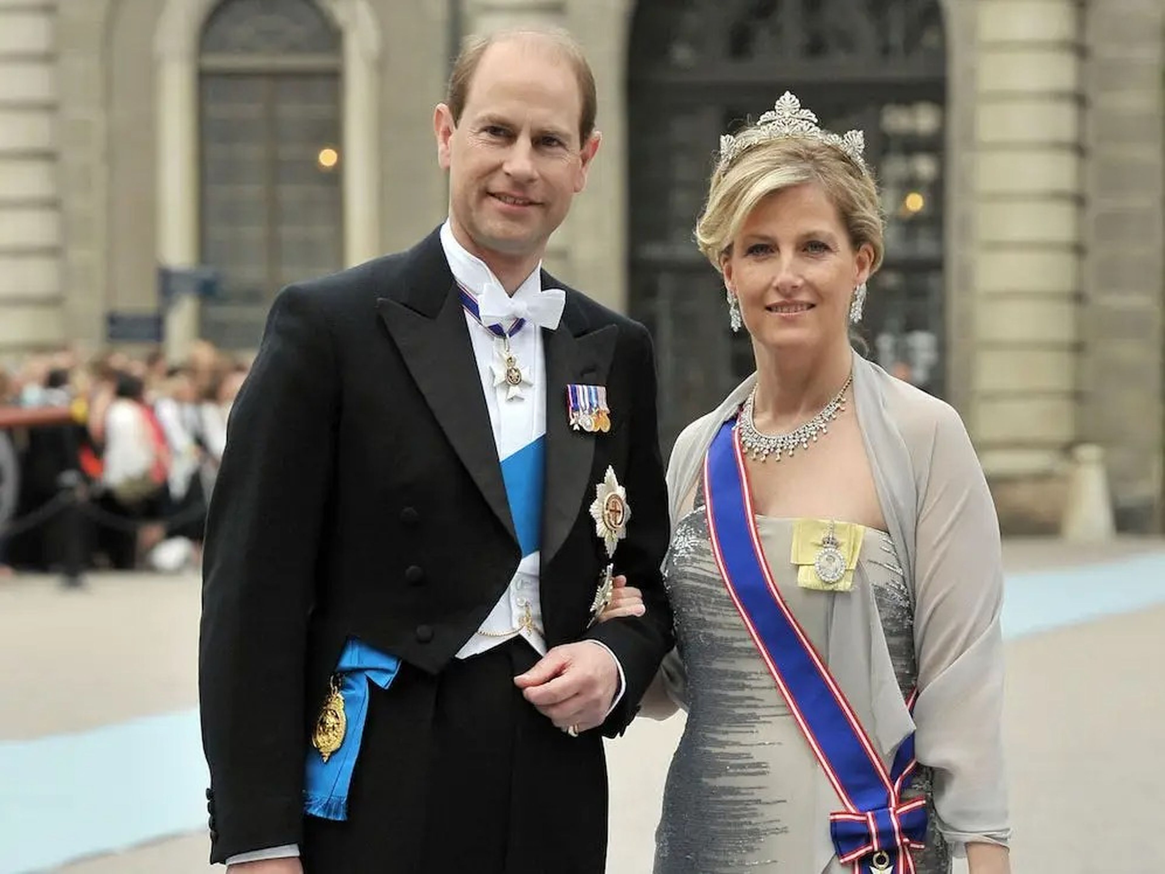 El Príncipe Eduardo y su esposa Sofía, Condesa de Wessex.