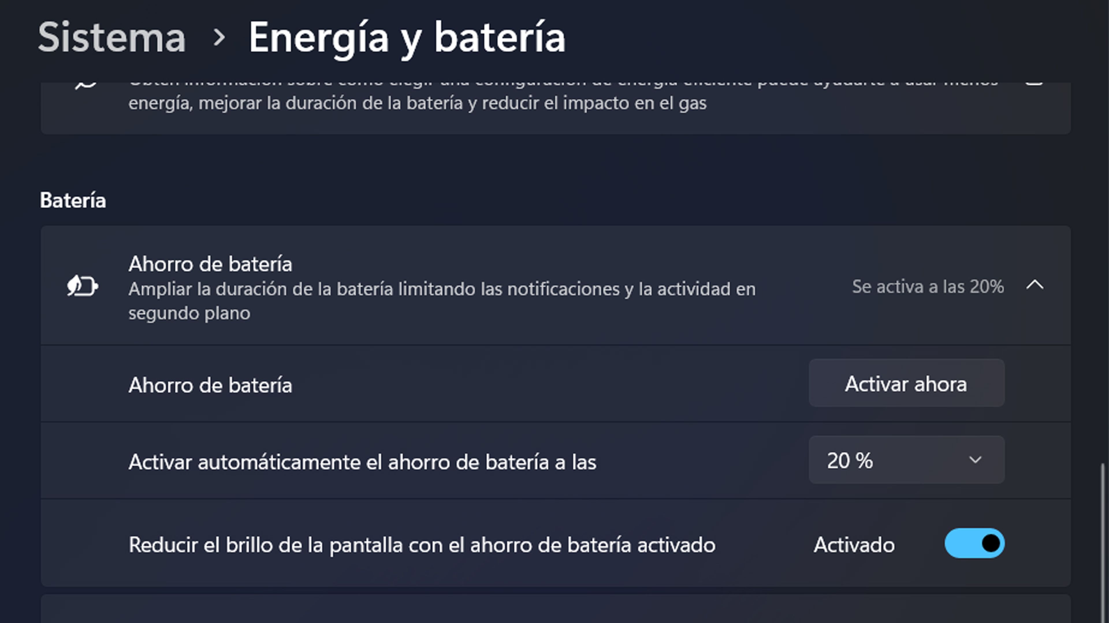 Actualizaciones en segundo plano