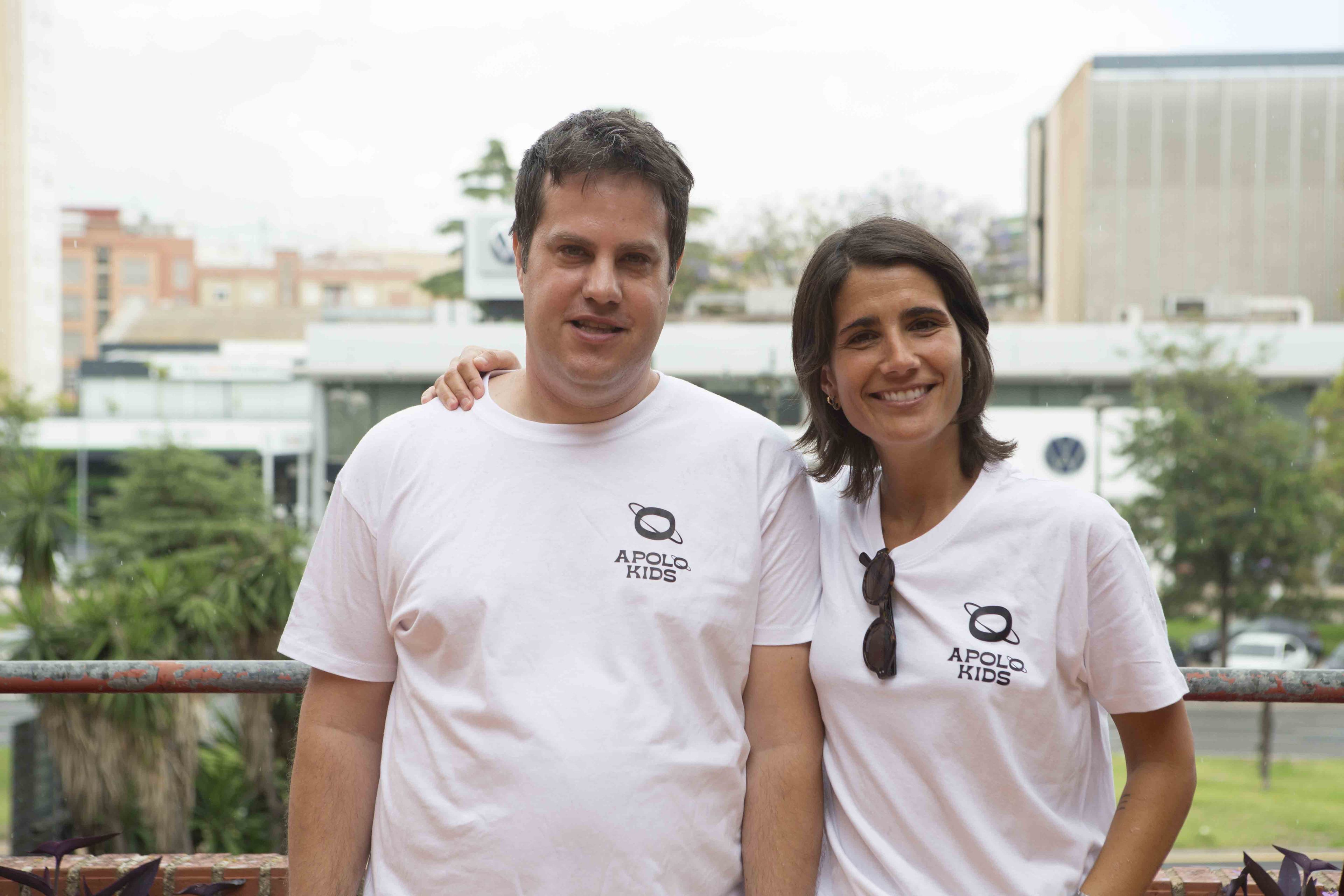 Carles Pons y Claudia de la Riva, CPO y CEO de Apolo Kids