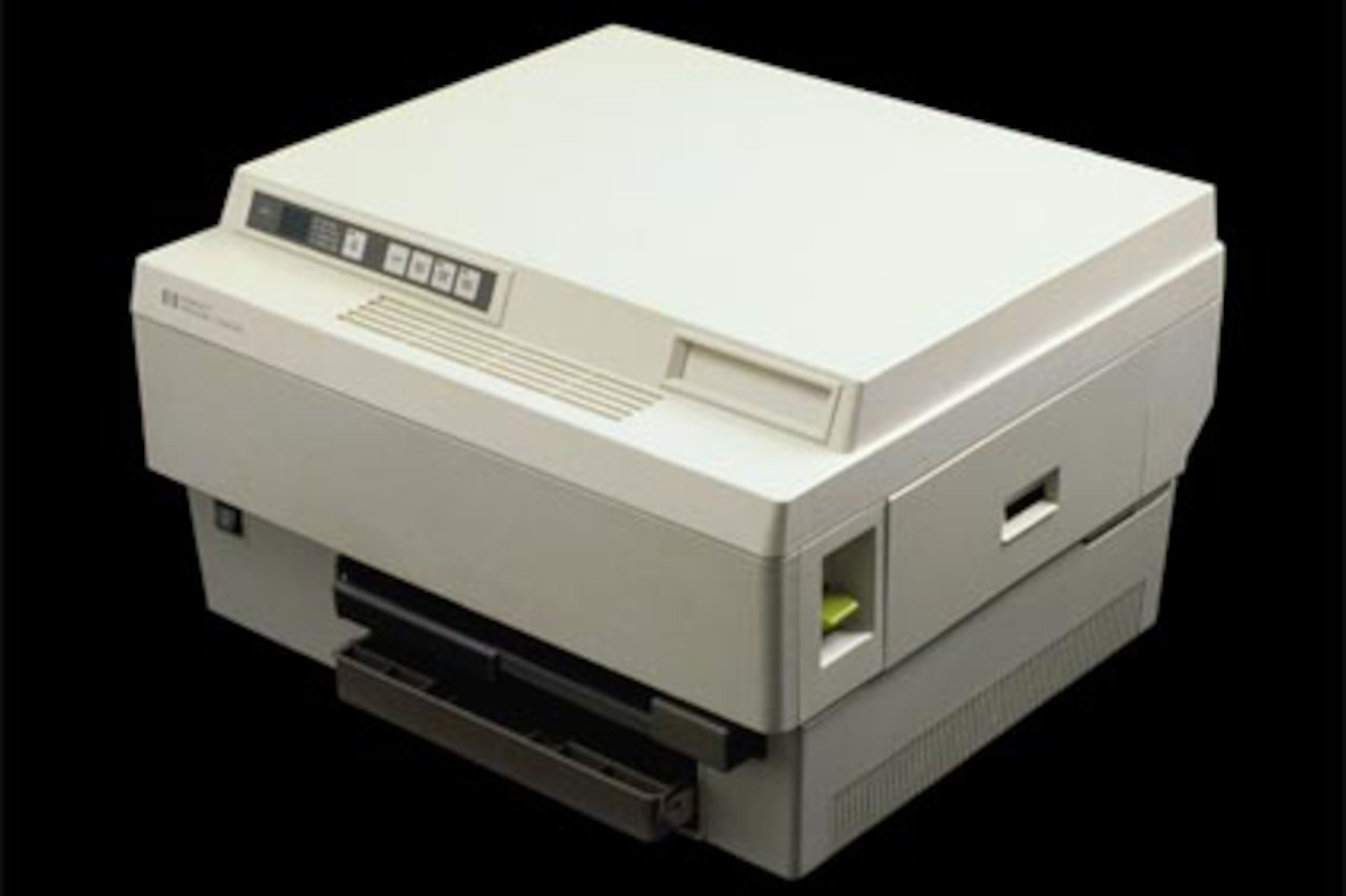 Imagen de la impresora LaserJet lanzado al mercado por HP en 1984.