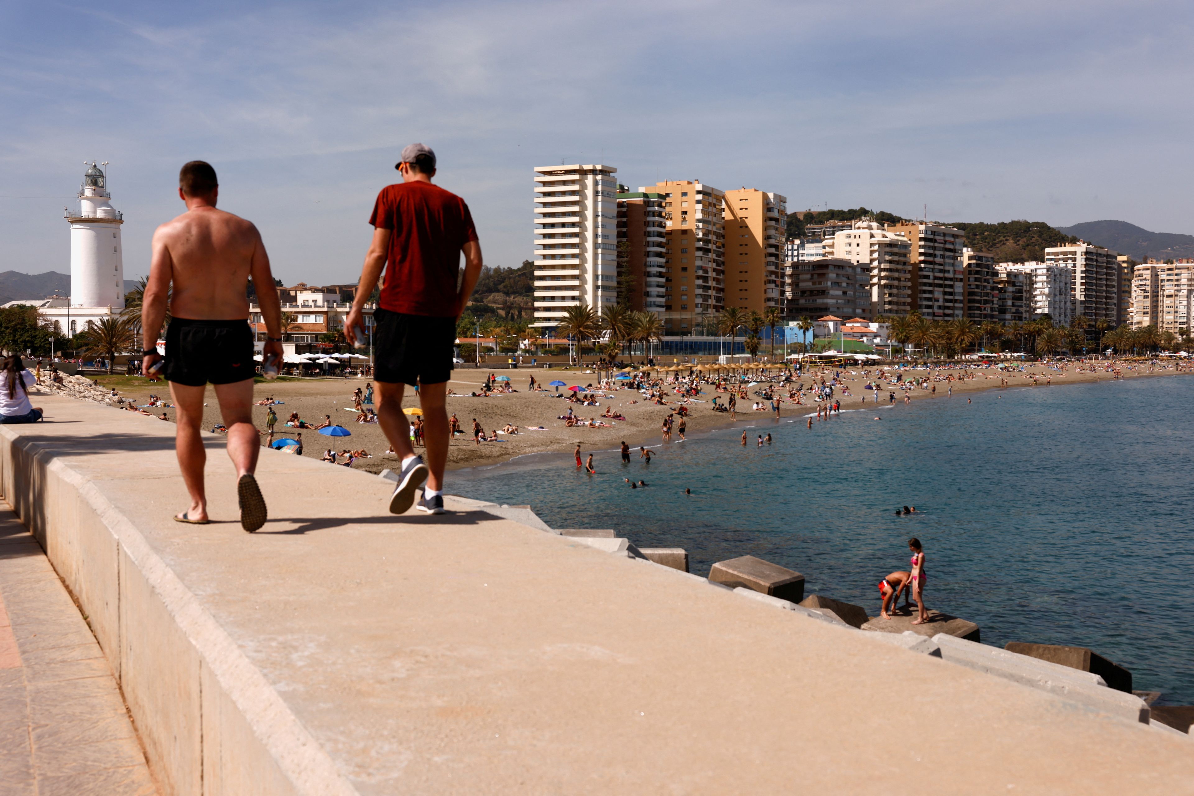 Playa en Málaga