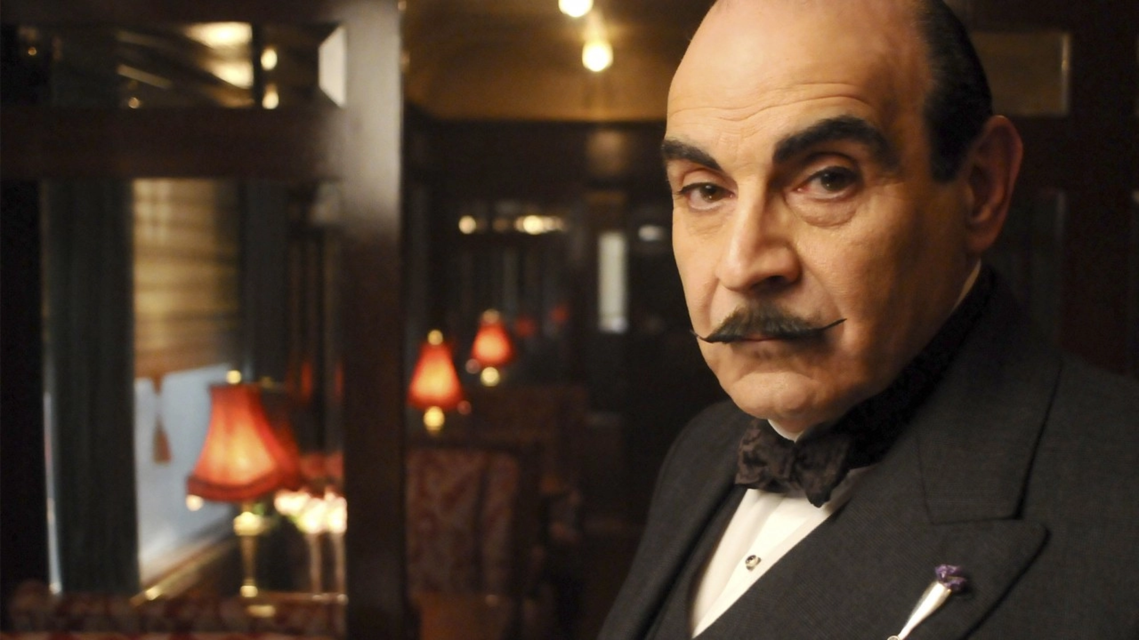 El presumido y brillante detective de Agatha Christie, Hercules Poirot.