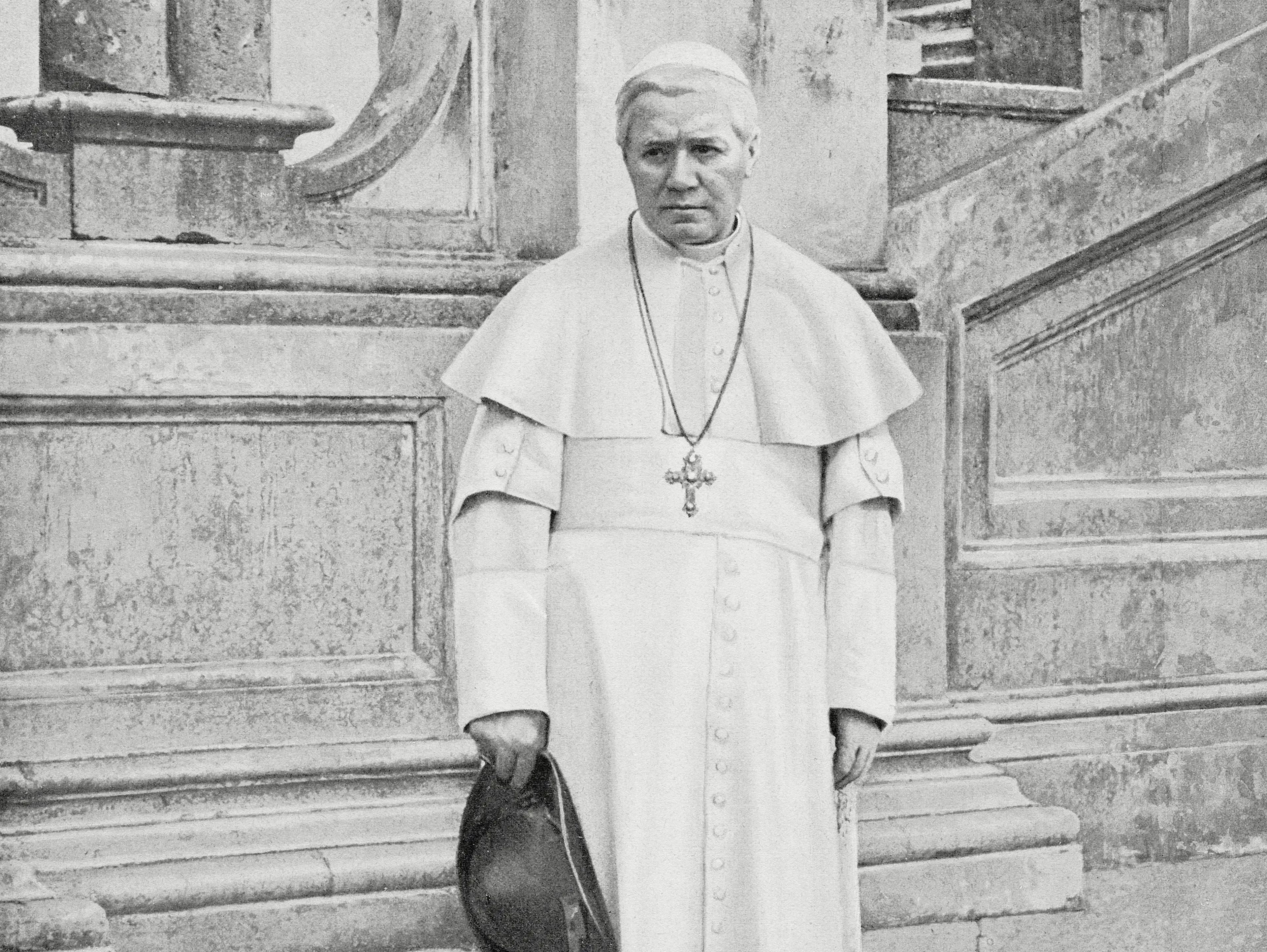 Papa Pío X en el Vatican.