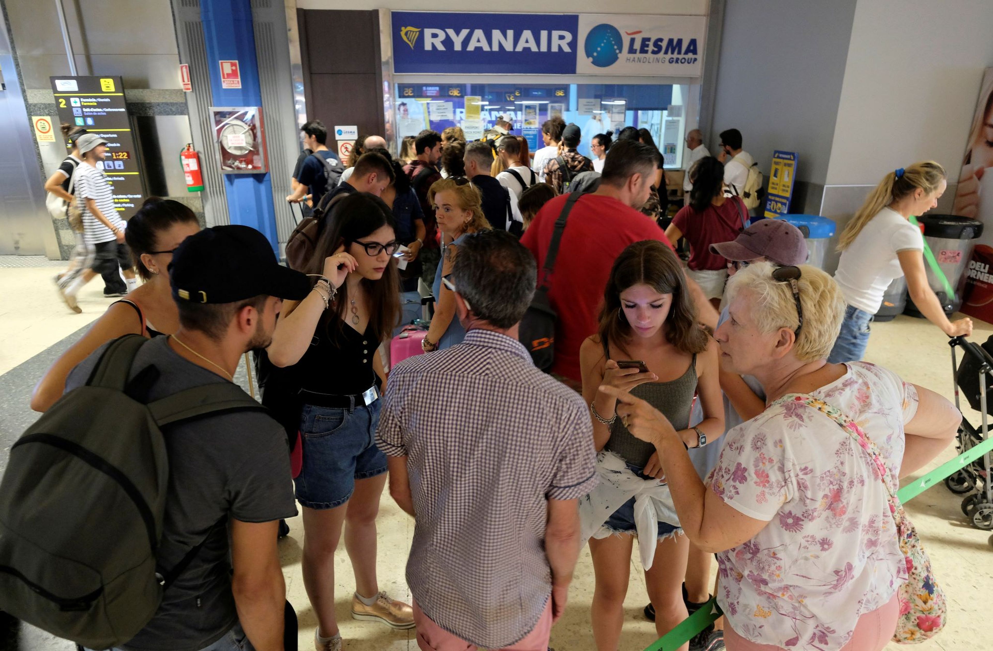 Ryanair, protesta, huelga en España