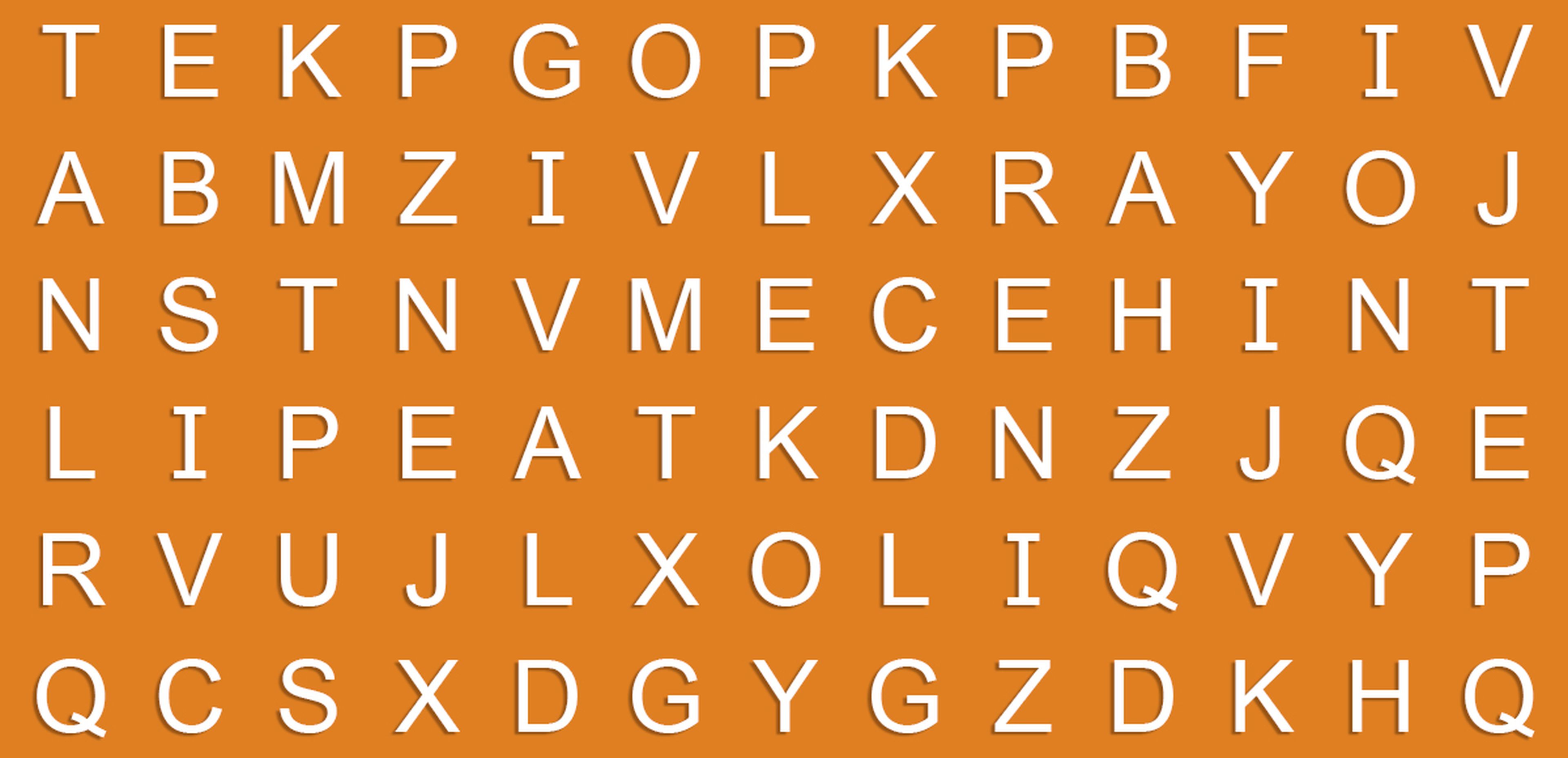 Sopa de letras palabra premio