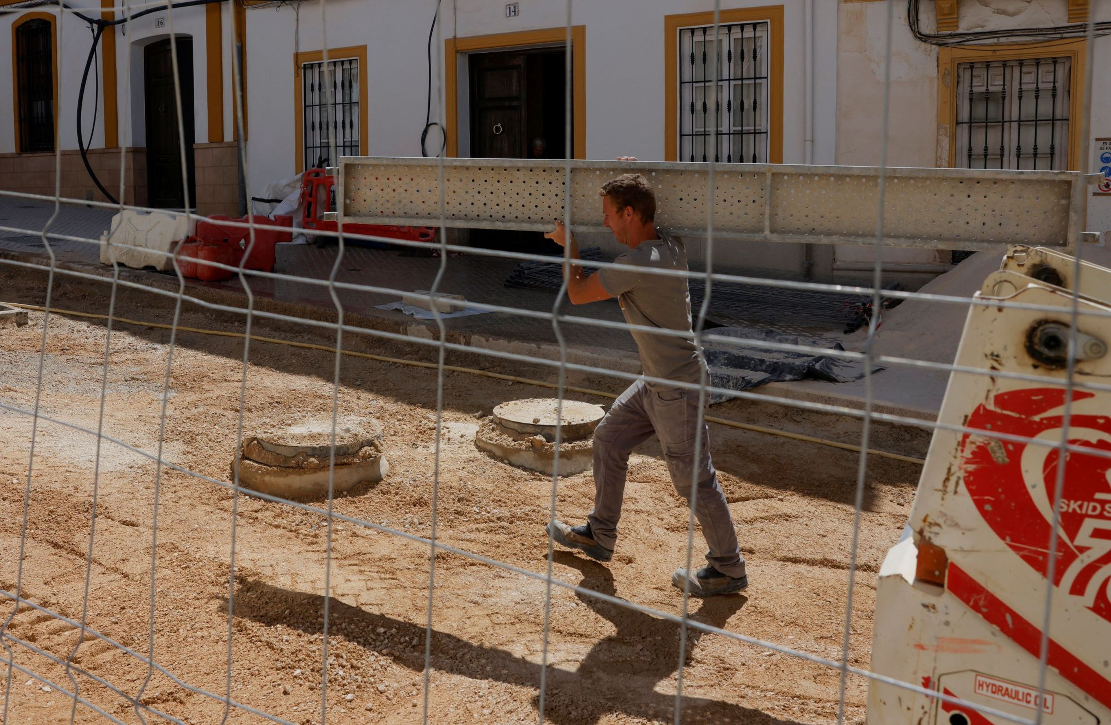 Trabajador de la construcción en España, obrero
