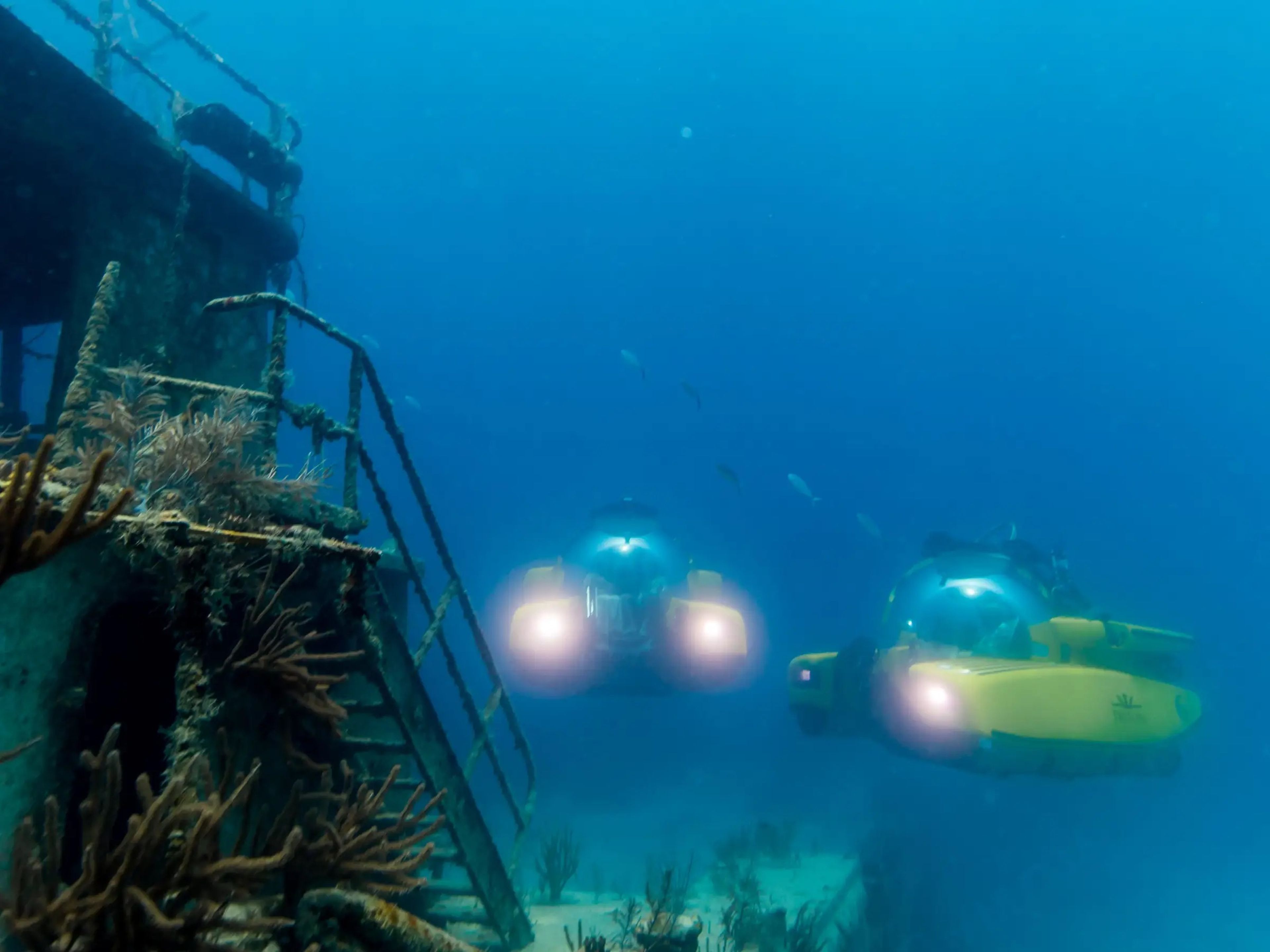 Triton Submersibles exploring ocean depths.