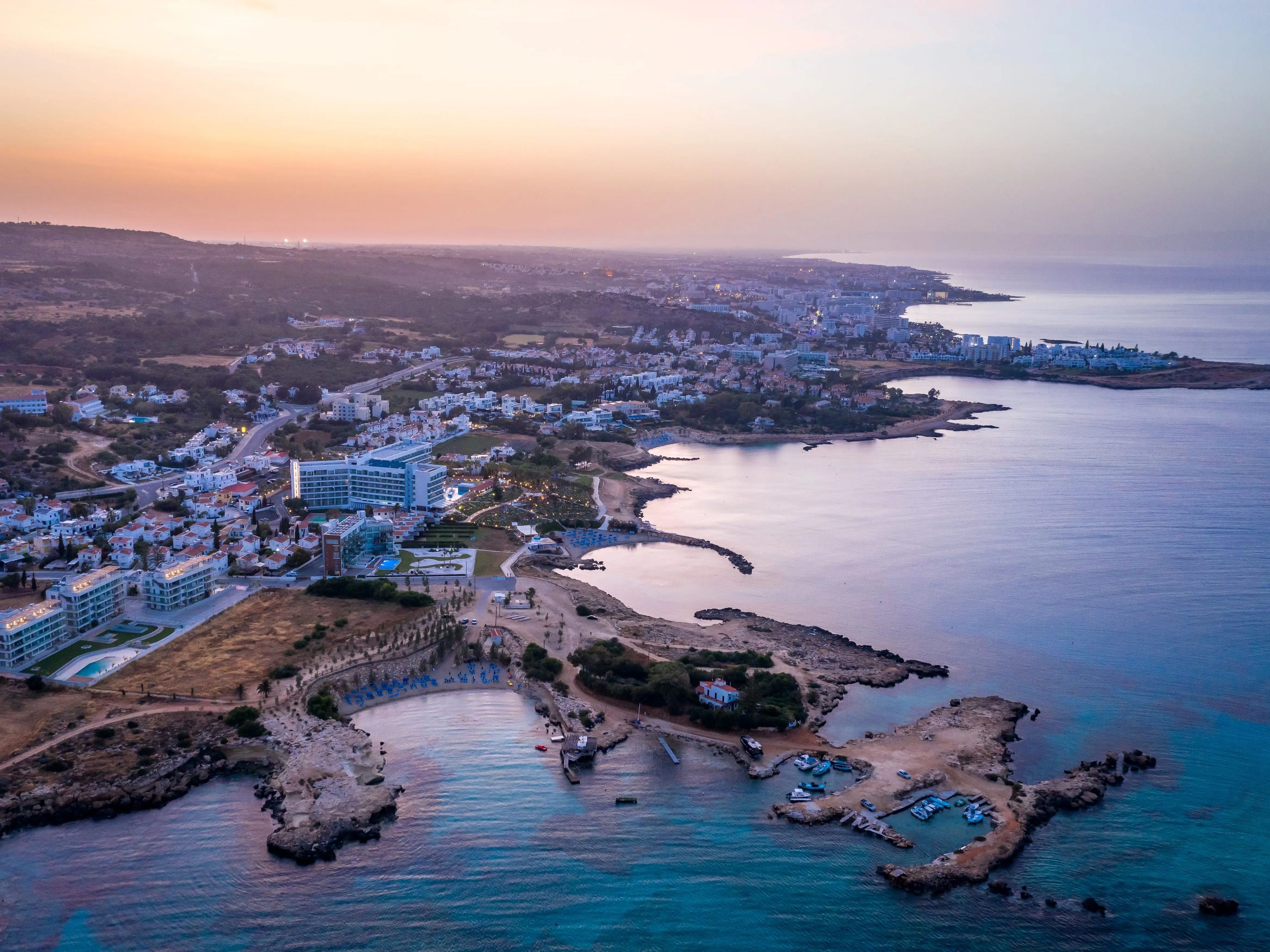 El cabo Greco, en Ayia Napa (Chipre), está en la costa sureste del país.