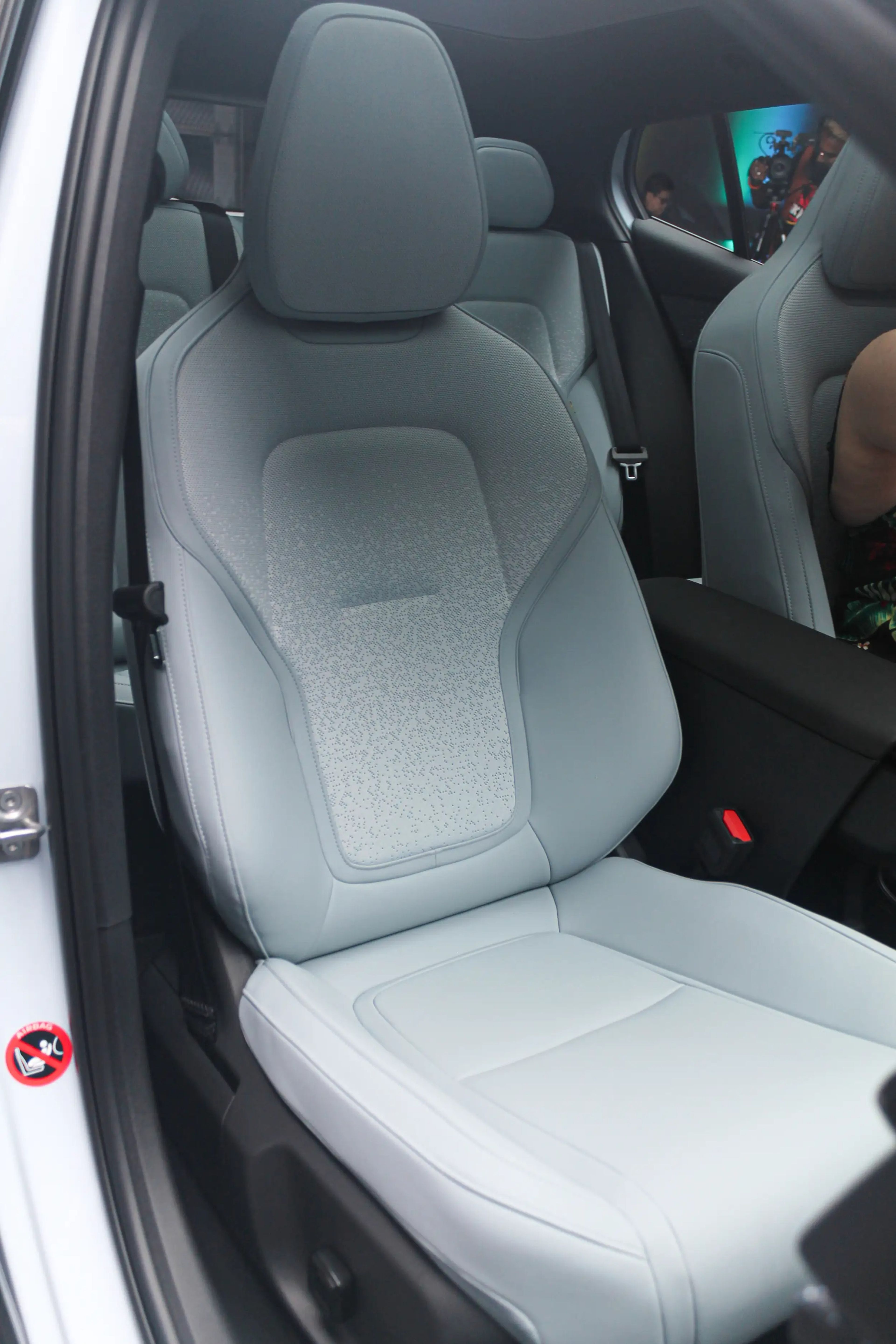 Los asientos acolchados del Volvo EX30.