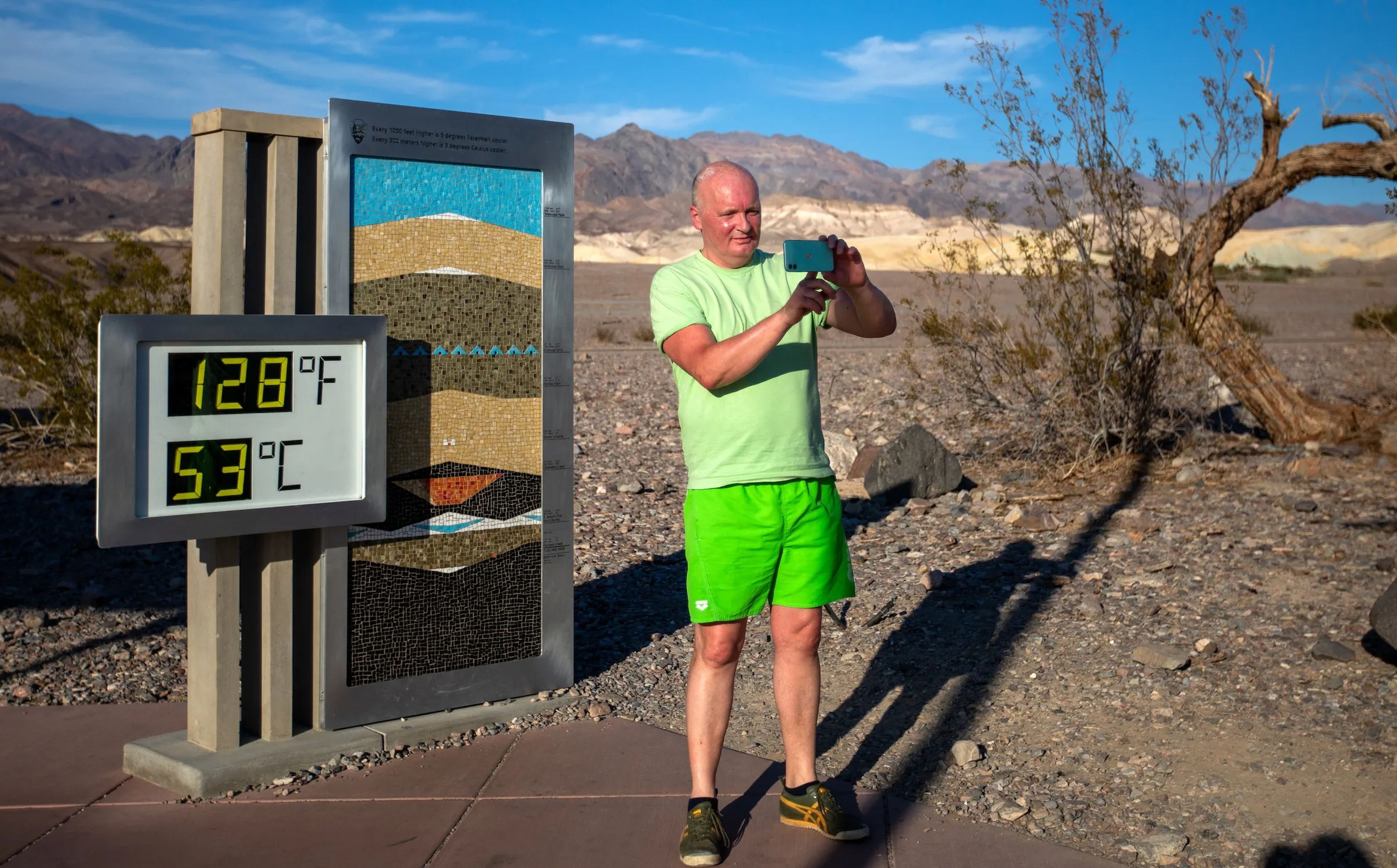 Death Valley thermometer