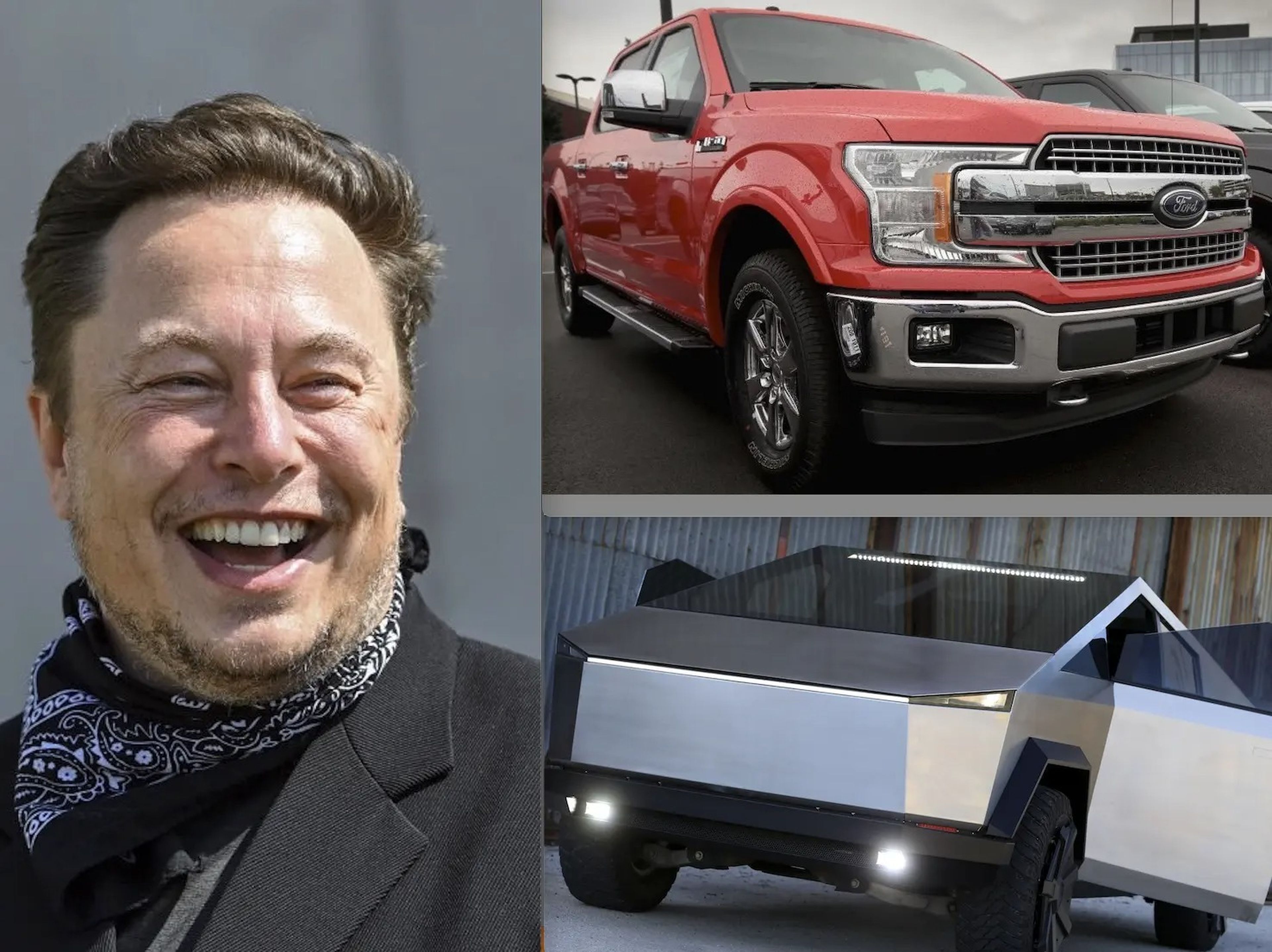 Elon Musk quería crear el Cybertruck porque pensaba que las camionetas de Ford eran "aburridos", según Walter Isaacson.